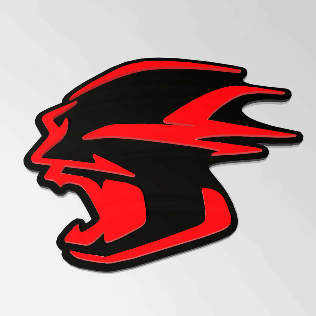 Banshee Custom 3D Badge Fender Badges Tailgate Emblem Front Grille Badge fit Dodge Charger Daytona