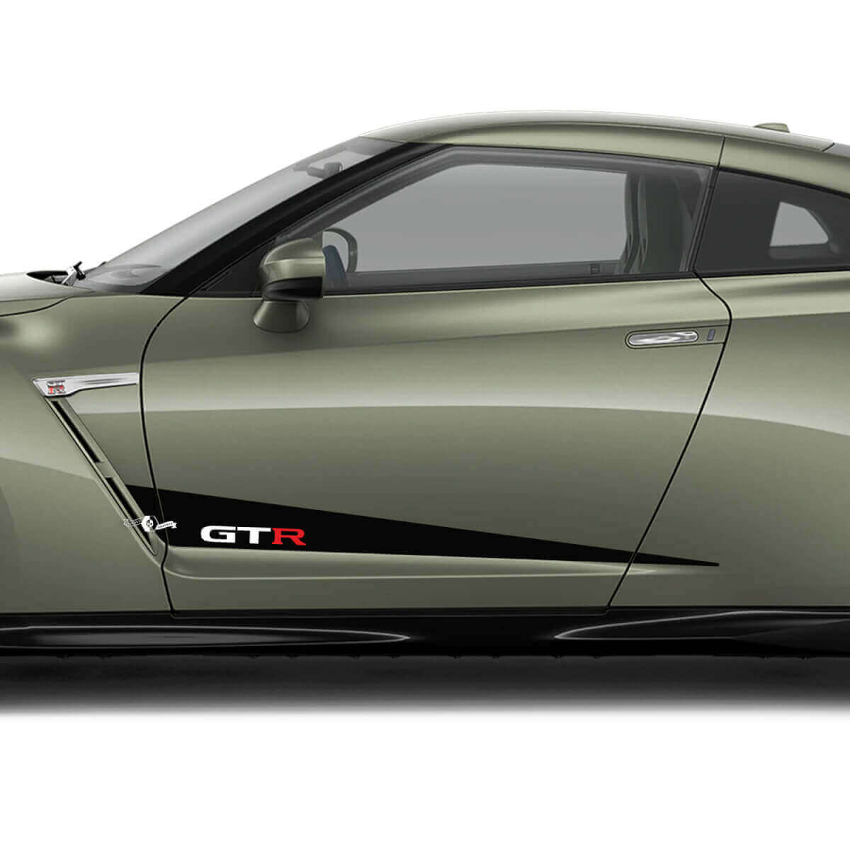 GT-R Geometric Stripe Side Vinyl Decal Sticker for Nissan GT-R