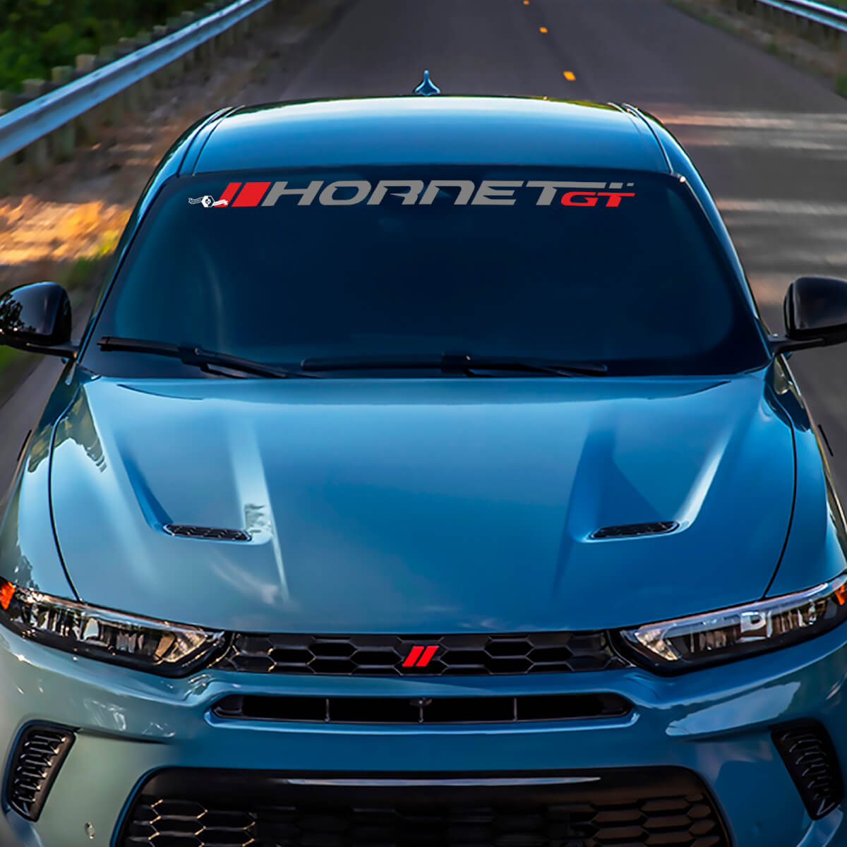 Windshield Banner Decal Sticker Vinyl Graphics fit to Dodge GT Hornet Hash 2