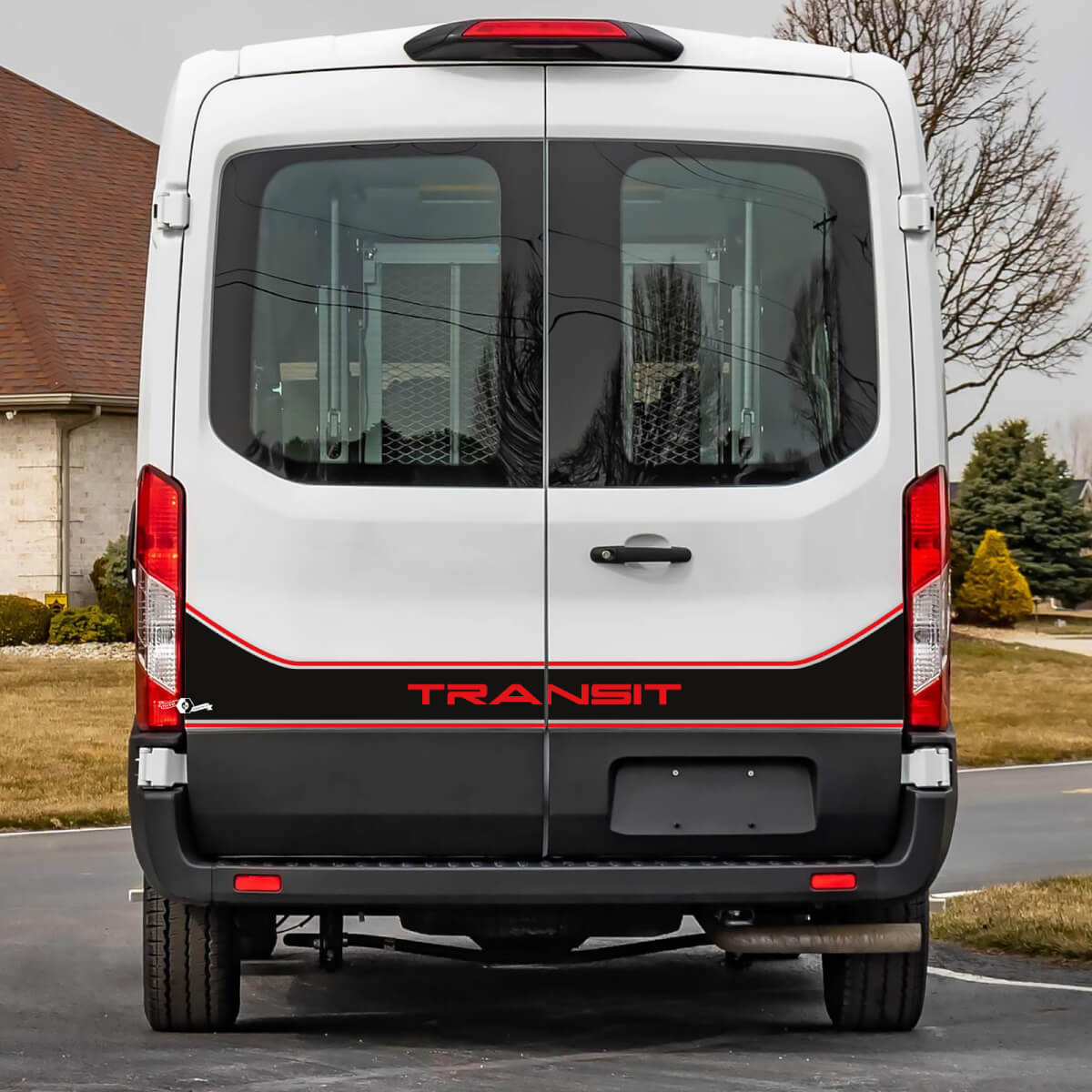 Ford Transit Rear Doors Graphics Vinyl Decal Sticker 5