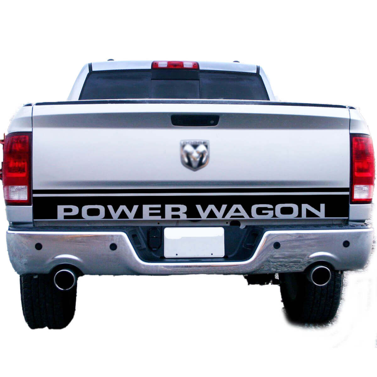 Truck Tailgate Accent Vinyl Graphics stripe Sticker Decal 2 for Dodge Ram 1500 Power Wagon