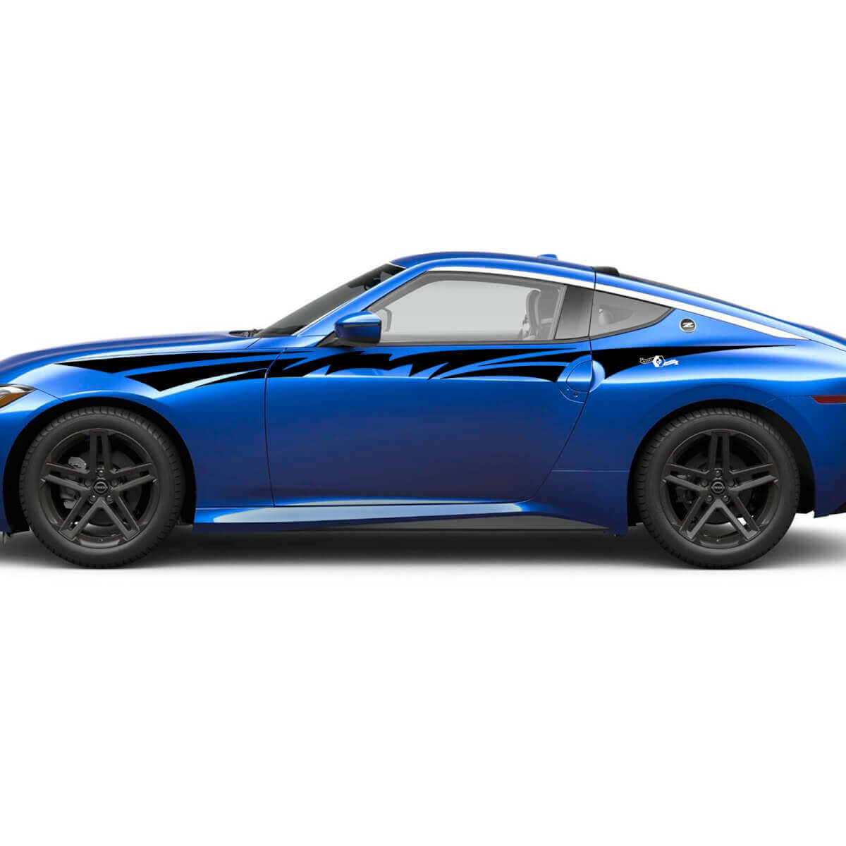 Side Up Doors Window Tribal Graphics Decal Sticker Kit for Nissan Z Sport