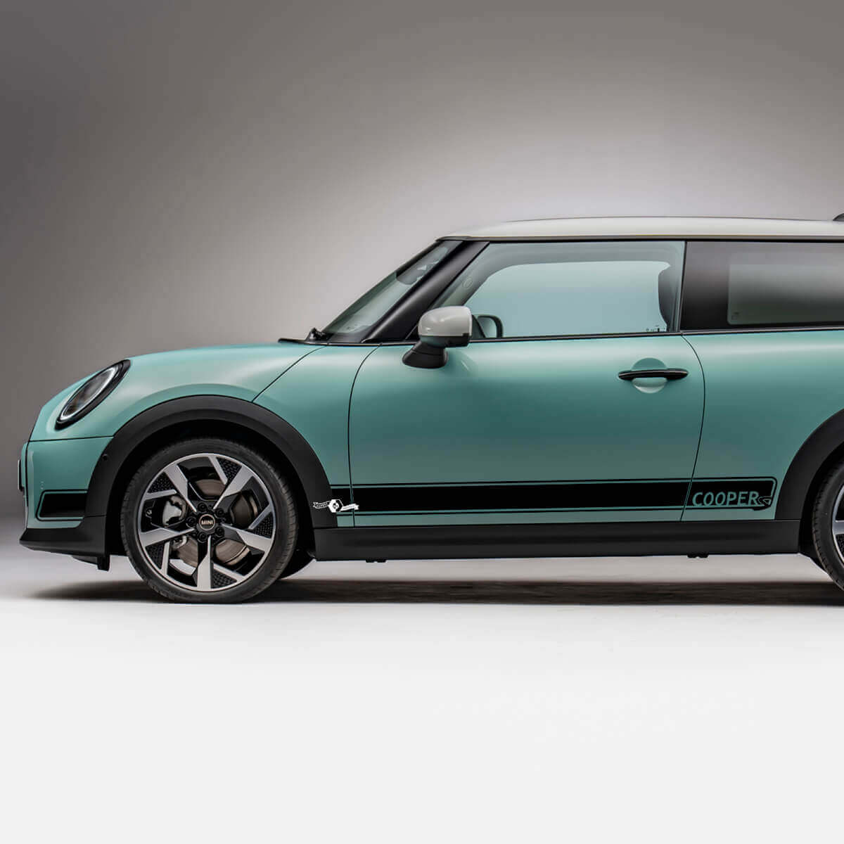 Side Racing Logo stripes Graphics Decal for Mini Cooper S