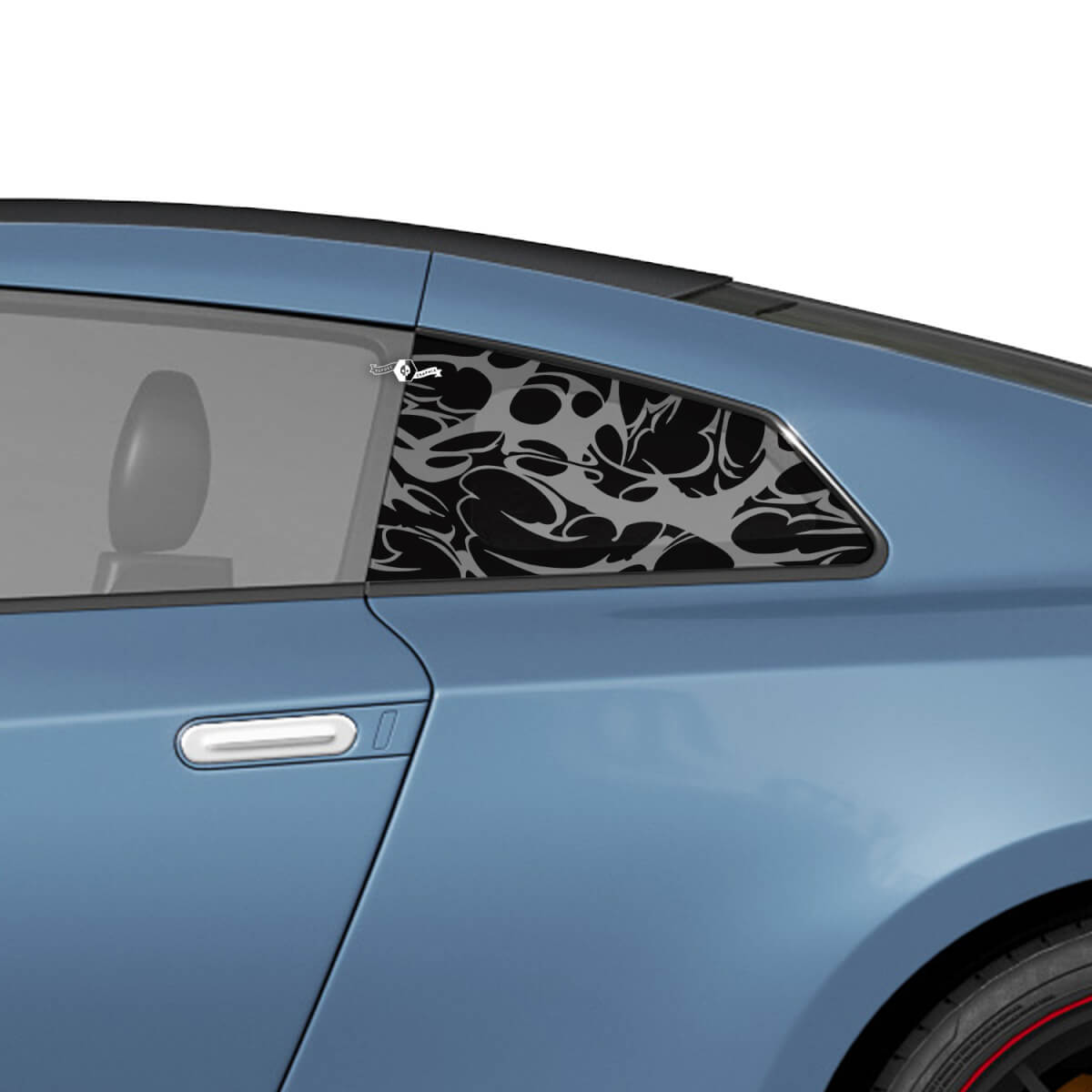 Side Rear Window Graphics Decals Stickers Kit for Nissan GT-R