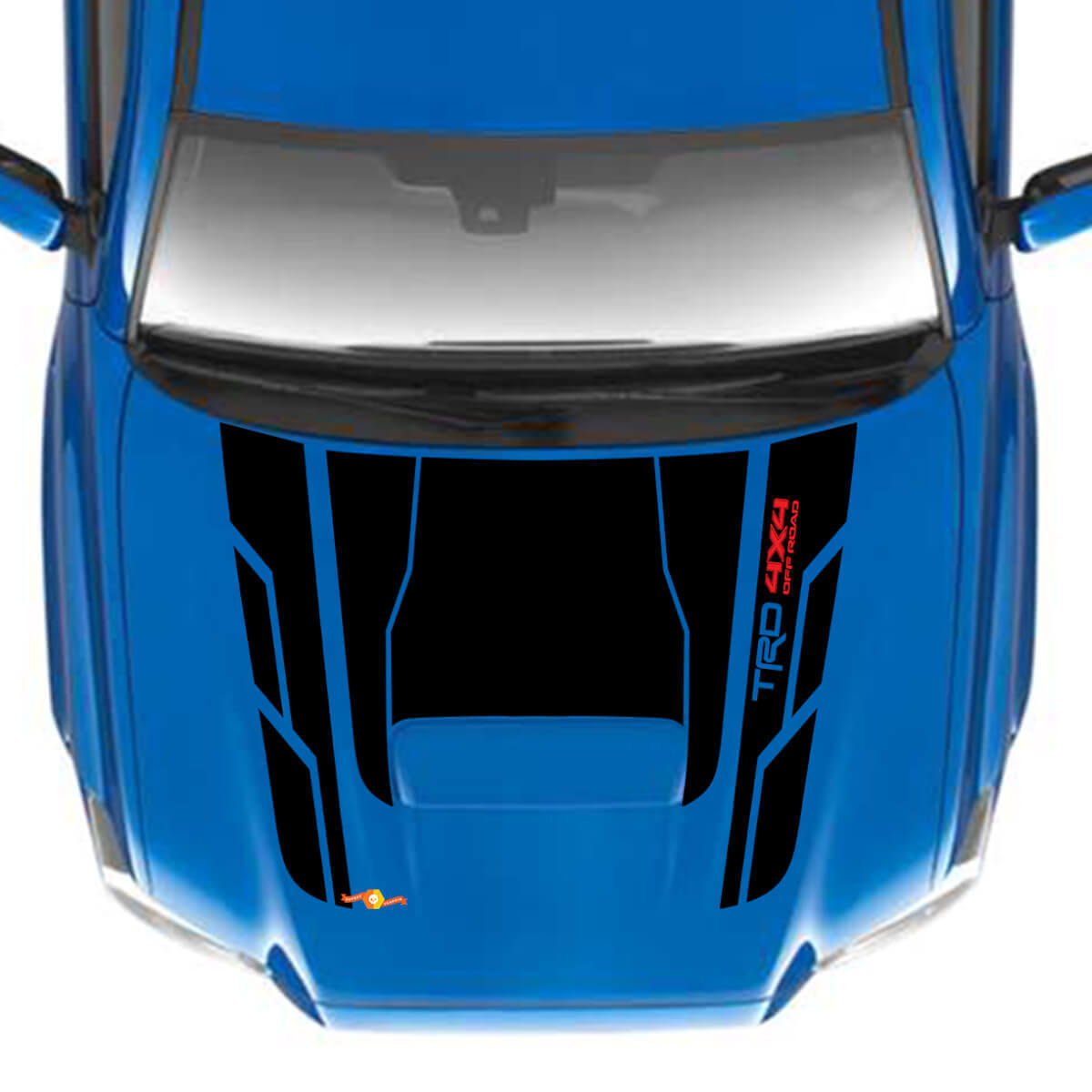 TRD 4x4 Off Road Hood Vinyl Decal Stickers fit to Toyota Tacoma