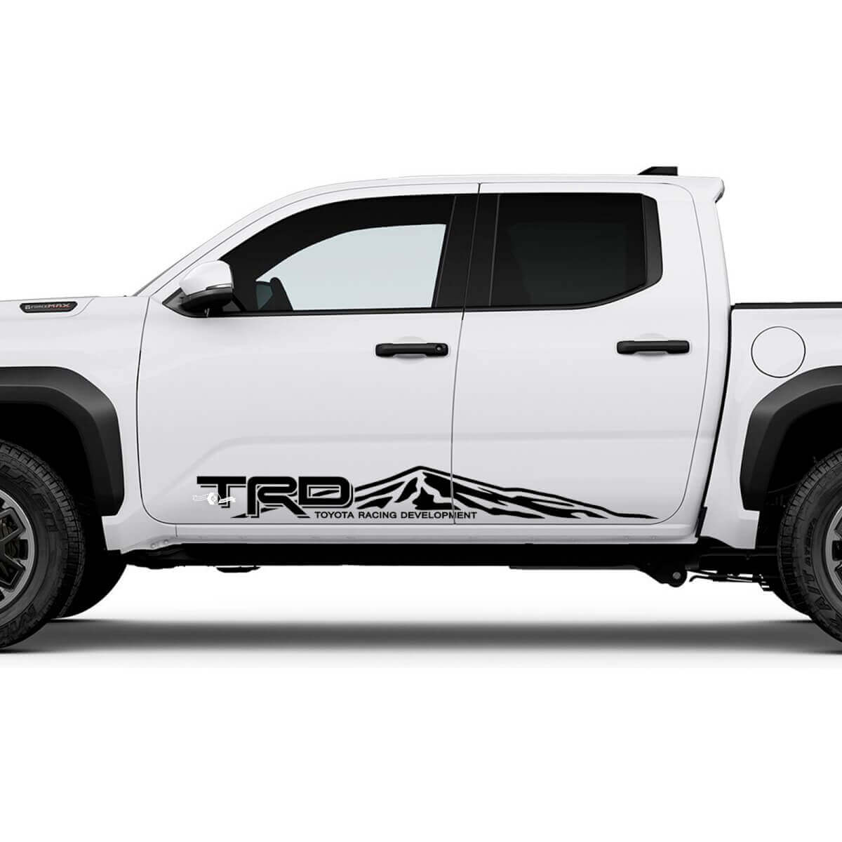 TRD off Road Mountains Side Rocker Panel Decals Stickers for Toyota Tacoma 4th Gen