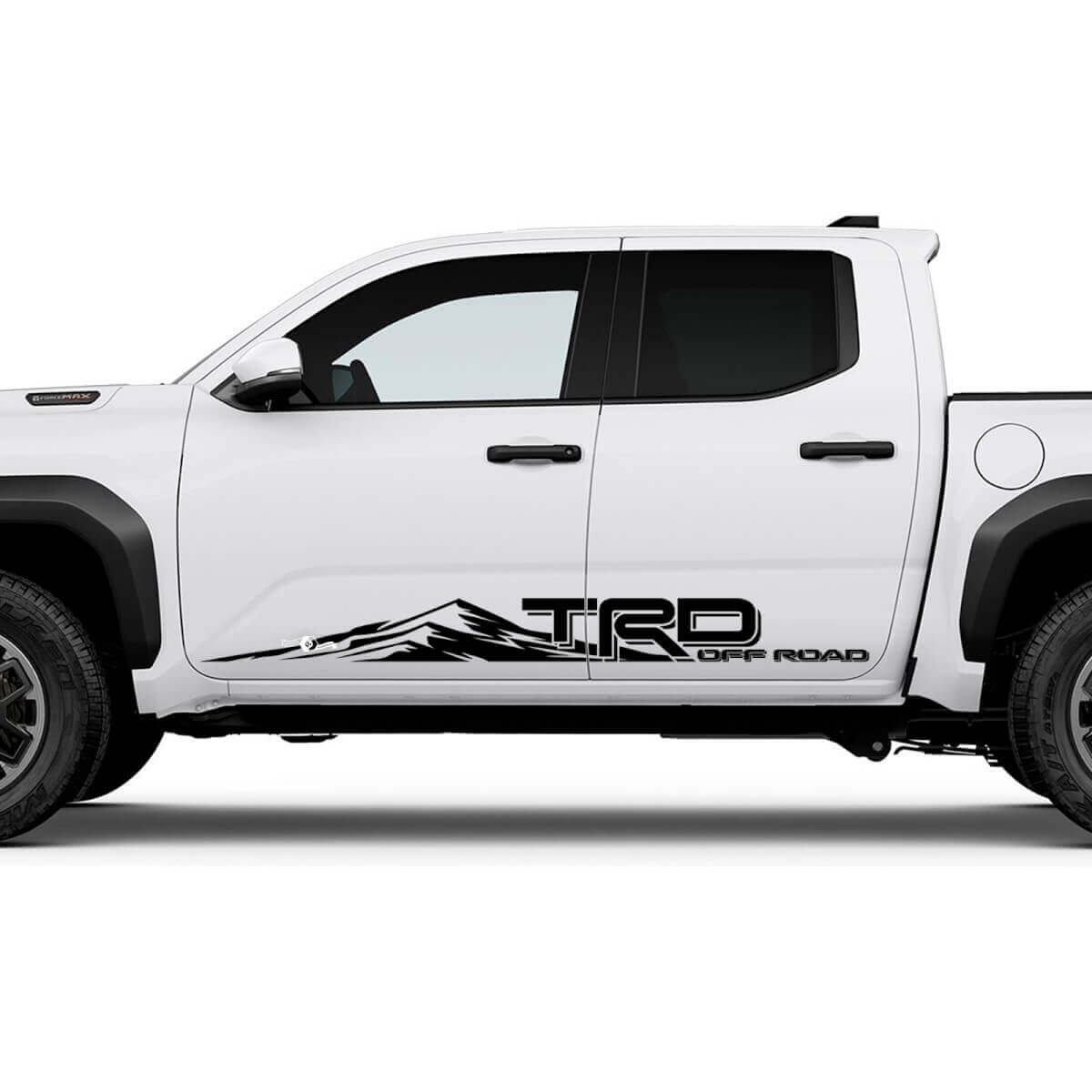 TRD Off Road Side Mountains Rocker Panel Decals Stickers for Toyota Tacoma 4