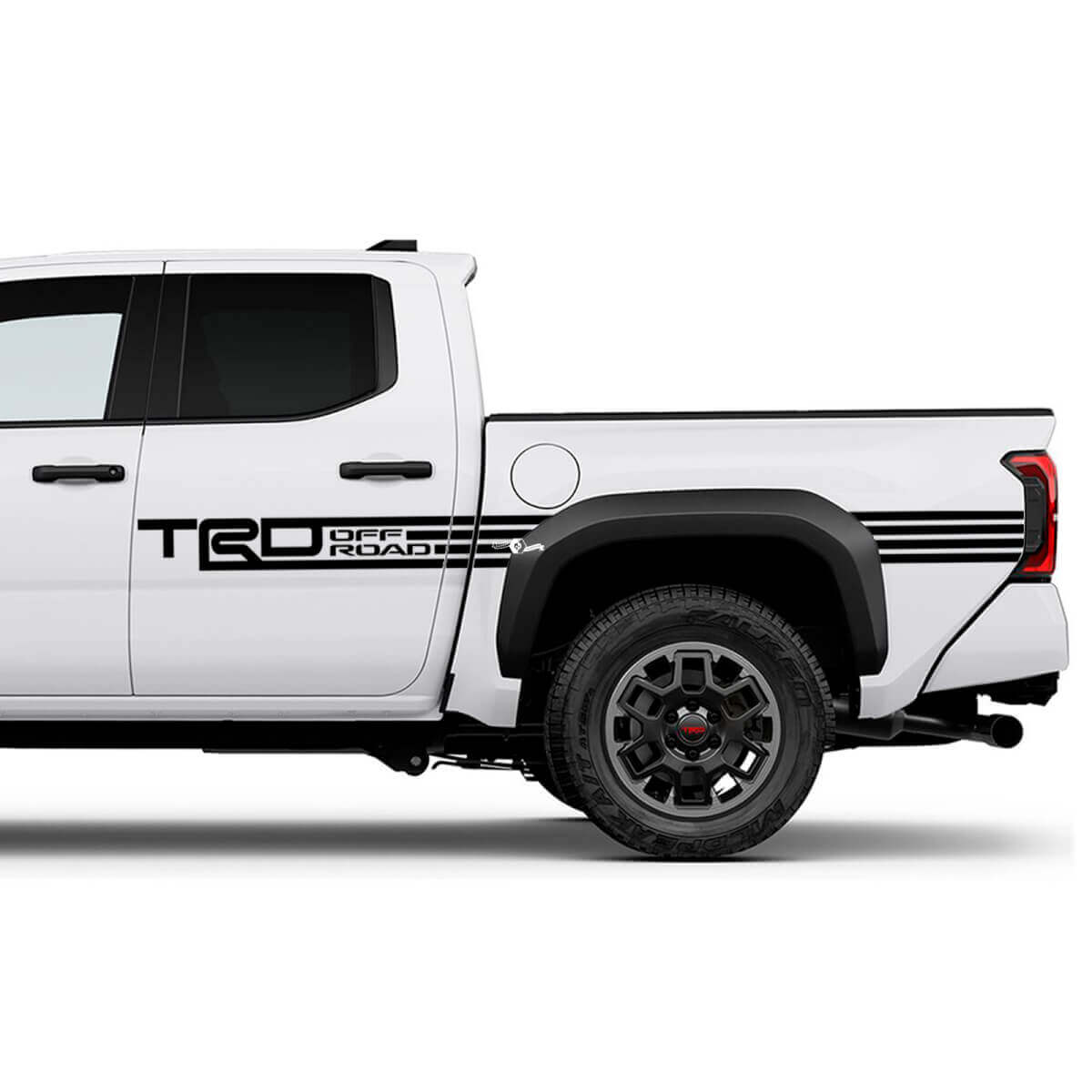 TRD off Road Doors Side Bedside US Truck Decals Stickers for Toyota Tacoma 4th Gen