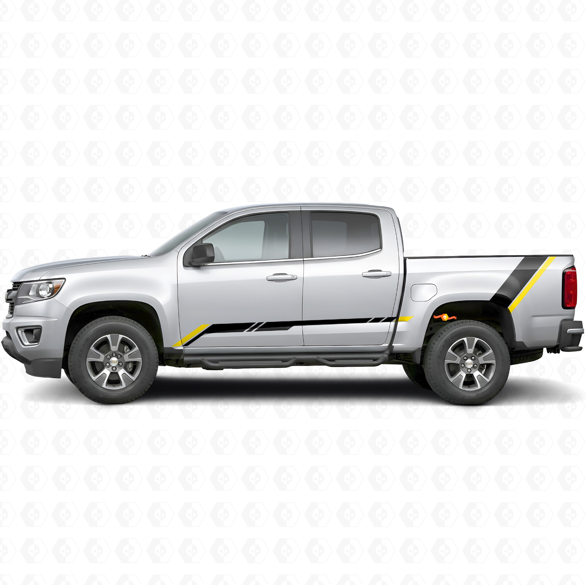 Rising Accent Door & Bedside Vinyl Stripes for Chevrolet Colorado 2nd Gen 2015-2022