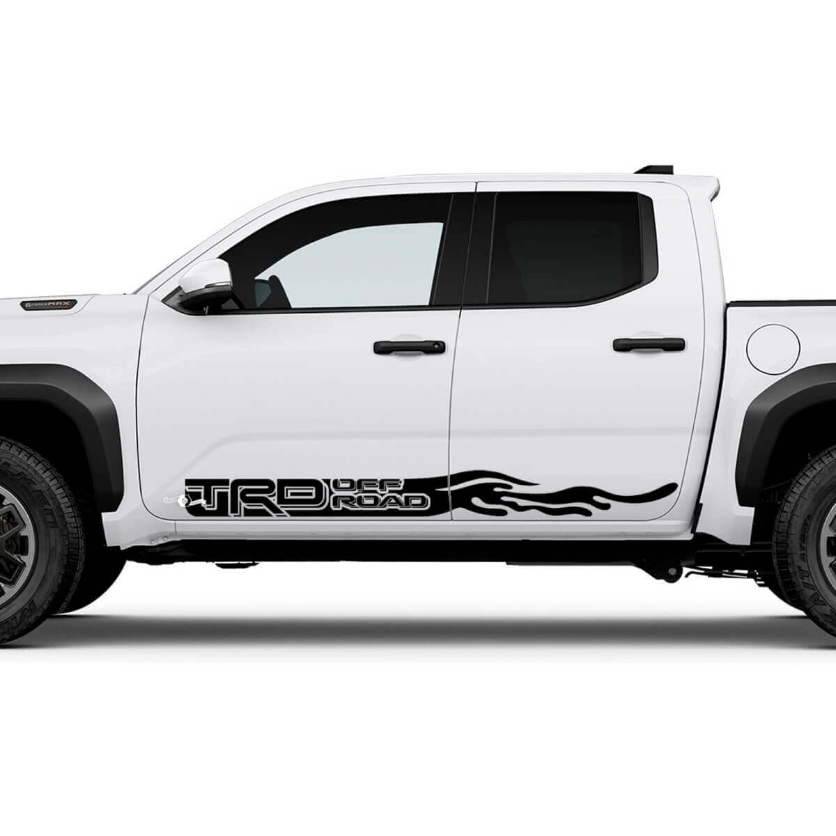 TRD Off Road Side Wave Rocker Panel Decals Stickers for Toyota Tacoma