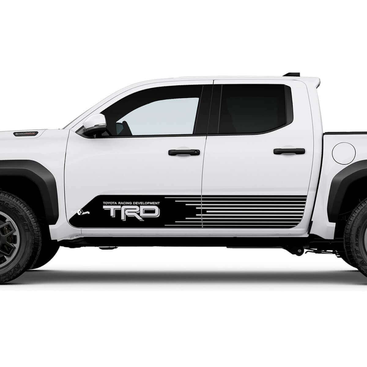 TRD Off Road Side Racing Stripes Rocker Panel Decals Stickers for Toyota Tacoma