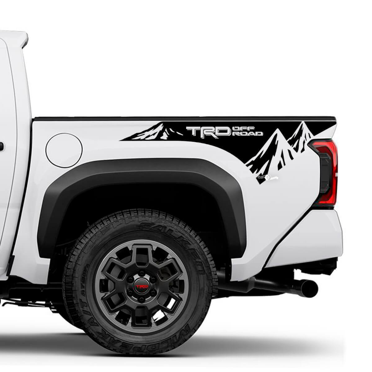 TRD Off Road Mountains BedSide Side Truck Decals Stickers 5 for Toyota Tundra