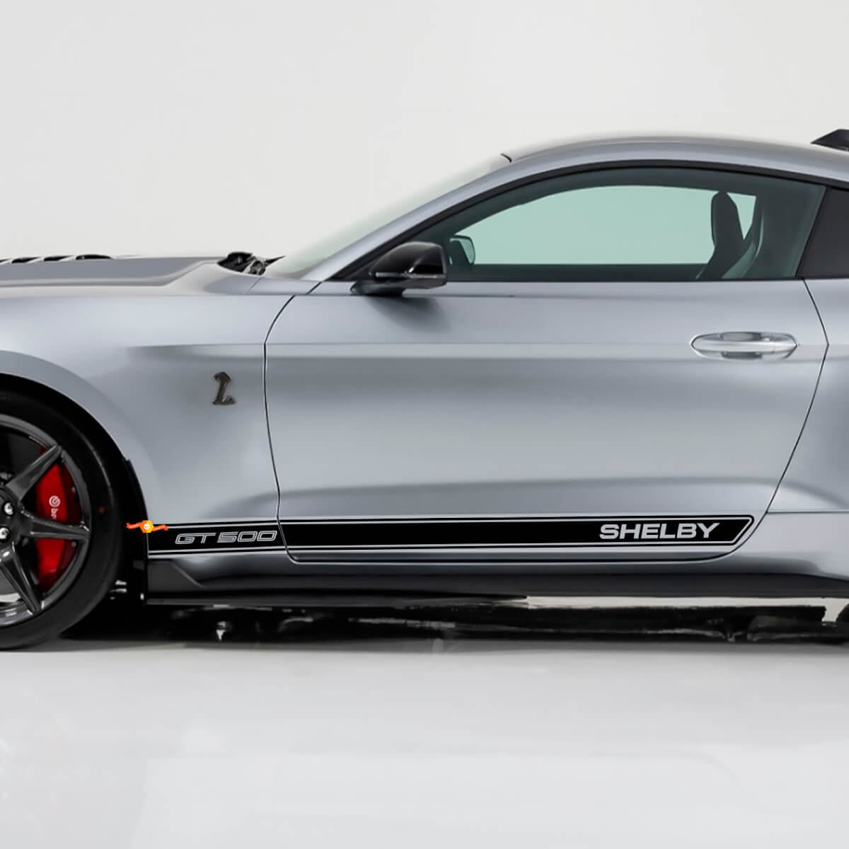 GT500 Shelby Rocker Panel Decals for Ford Mustang 2