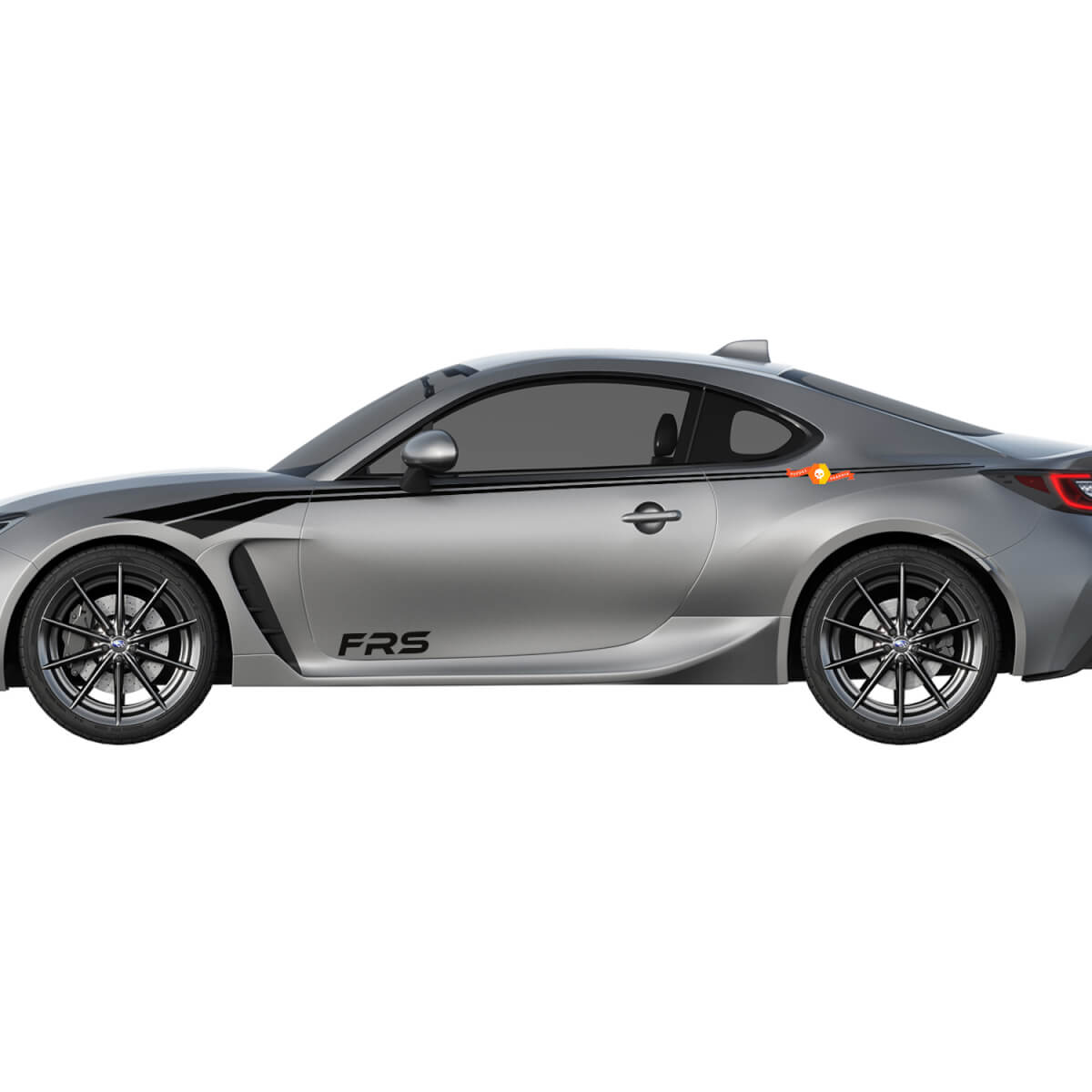 Pair of Racing Stripes Vinyl Decal Stickers for Toyota Scion Fr-S