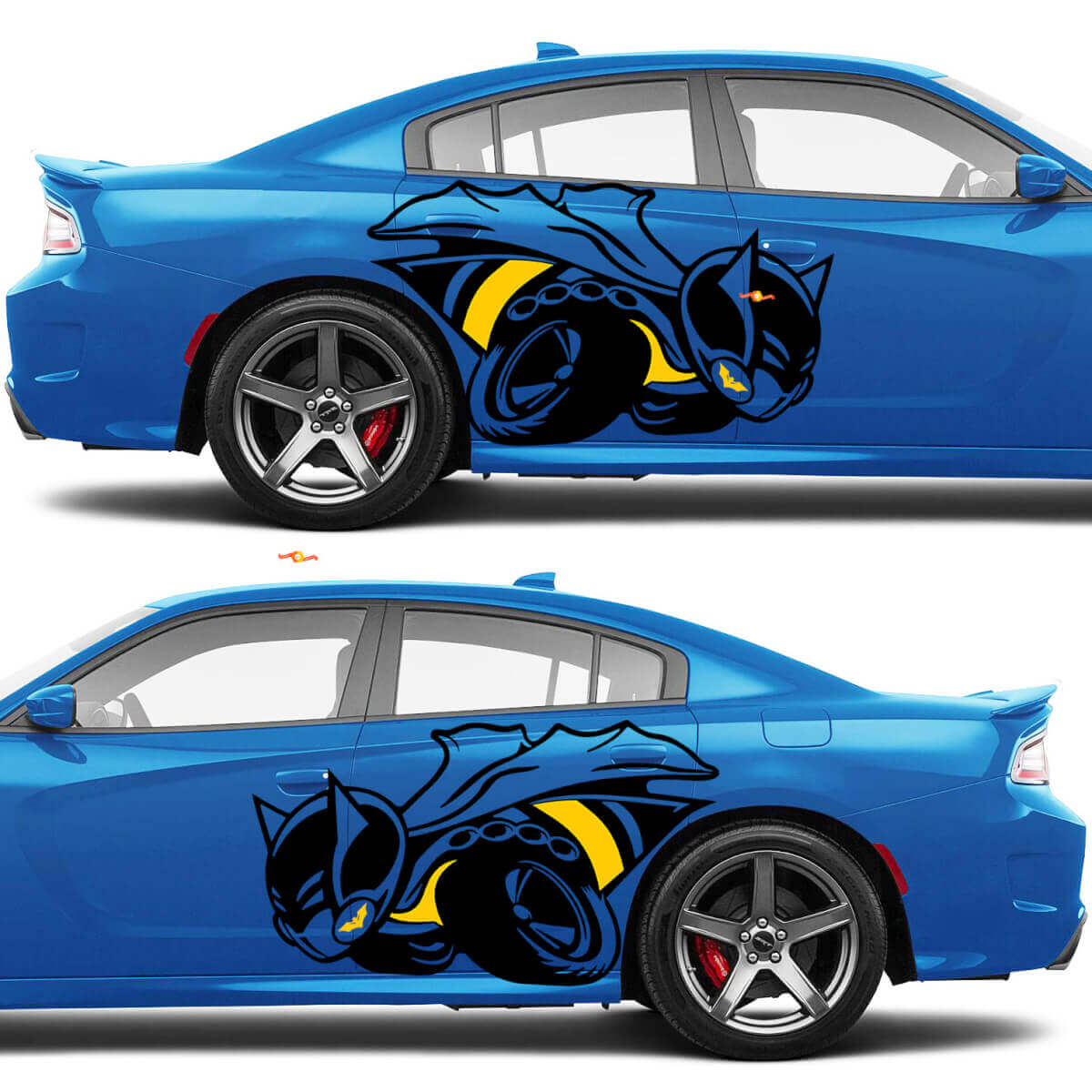 BatBee Side Decals Stickers For Dodge Challenger or Charger