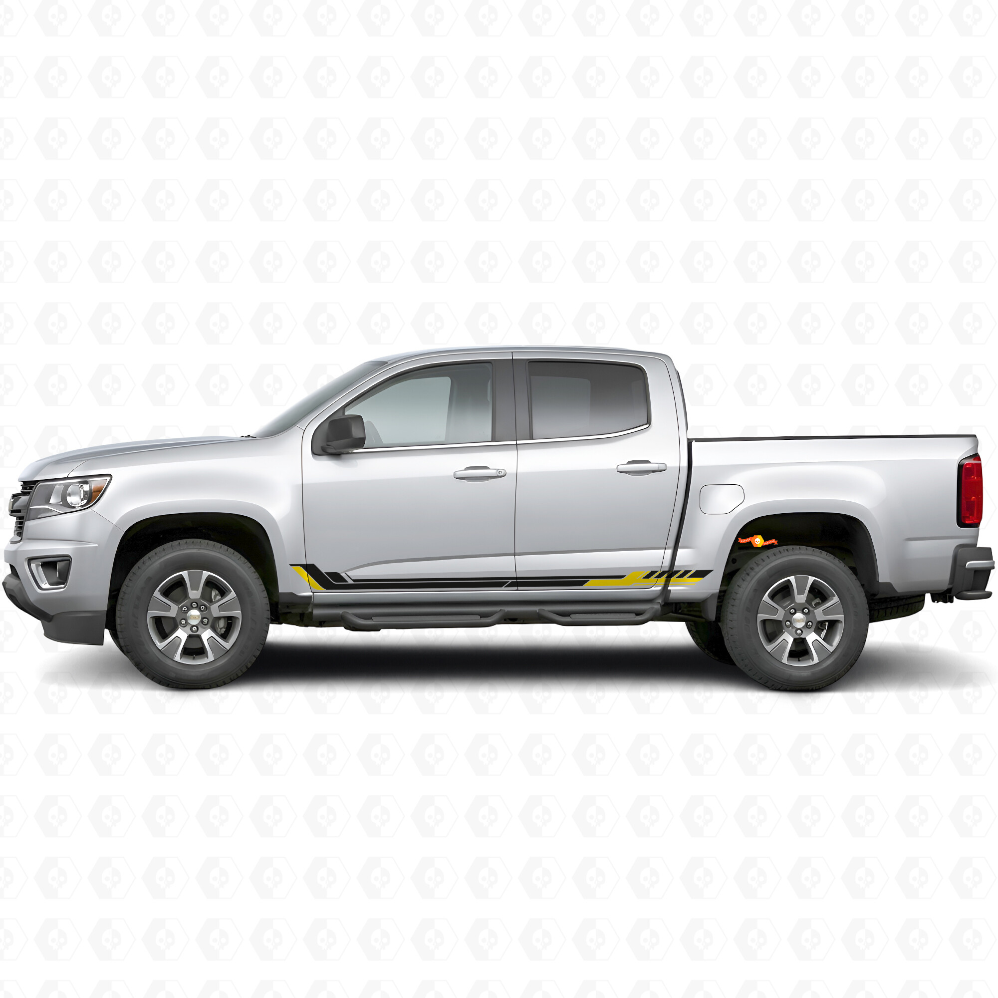 Racing Line Door & Rocker Panel Vinyl Stripes for Chevrolet Colorado 2nd Gen 2015-2022