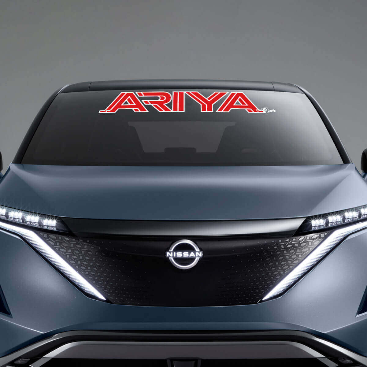 Brand Lettering Windshield Graphics Decal Sticker 2 for Nissan ARIYA