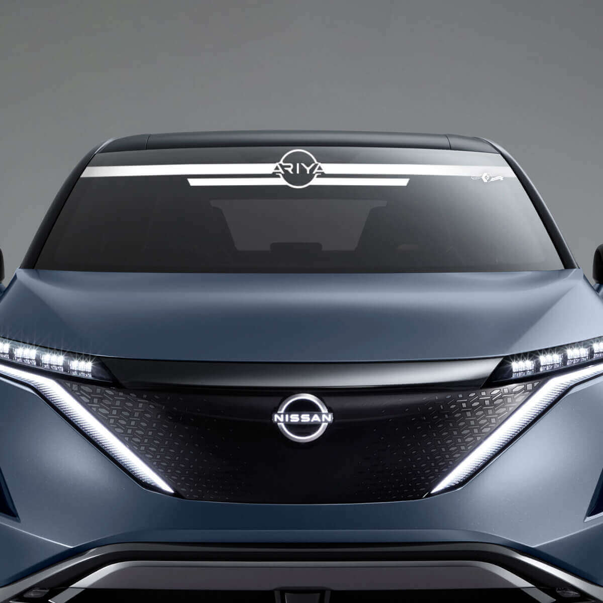 ARIYA Logo Stripes Windshield Graphics Decal Sticker for Nissan ARIYA