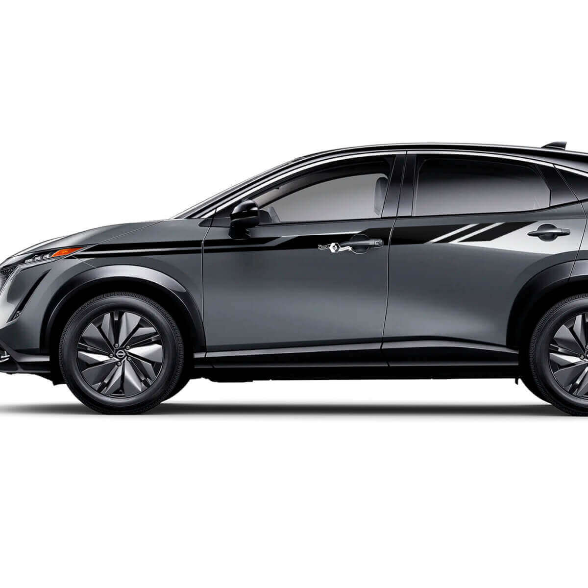 Sides Universal Accent Stripes Racing Graphics Decal Kit for Nissan ARIYA