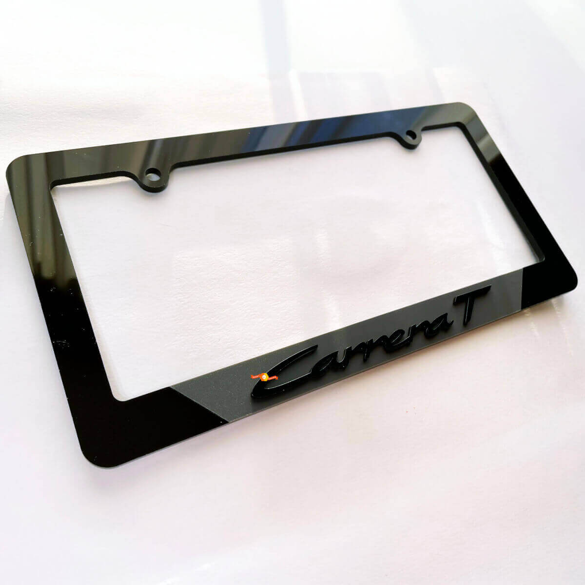 Porsche Carrera T Vehicle License Plate Covers Frames Decor Black