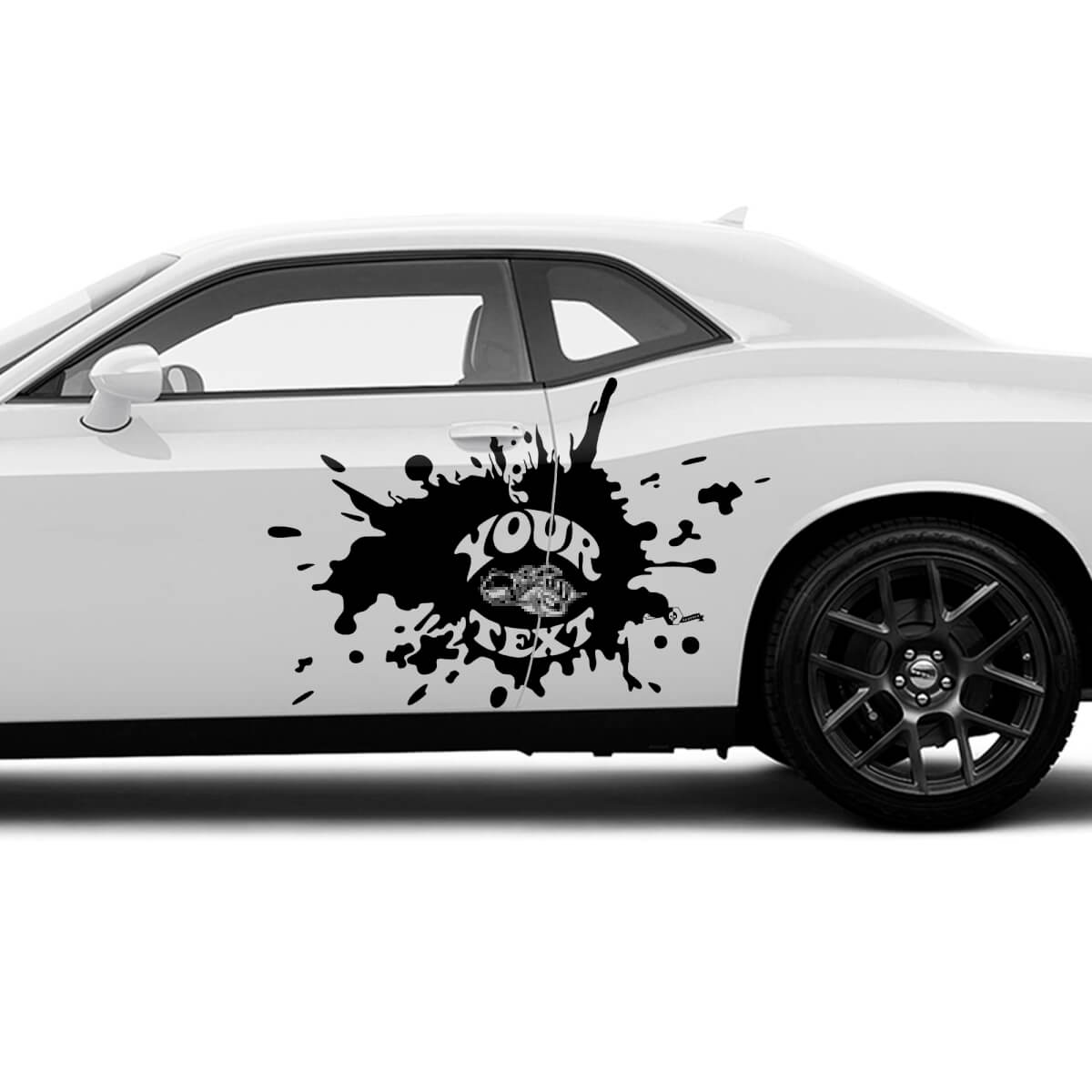 Super Bee Doors Vinyl Decals Kit for Dodge Challenger