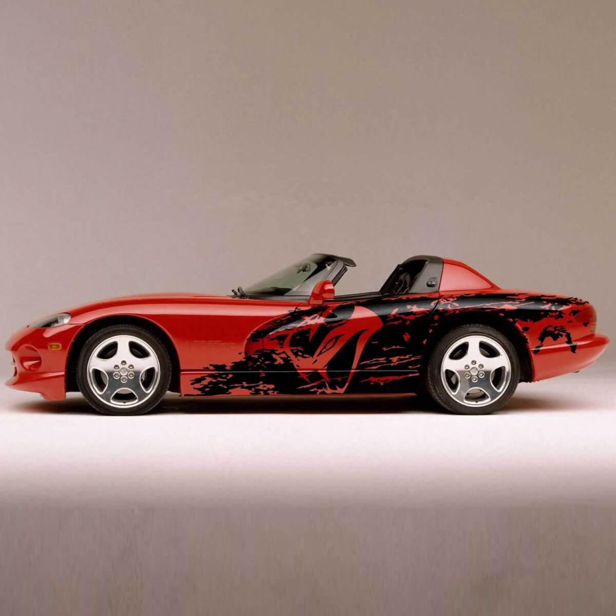 Splash Viper Style Side Stripes Vinyl Decal Kit for Dodge Viper