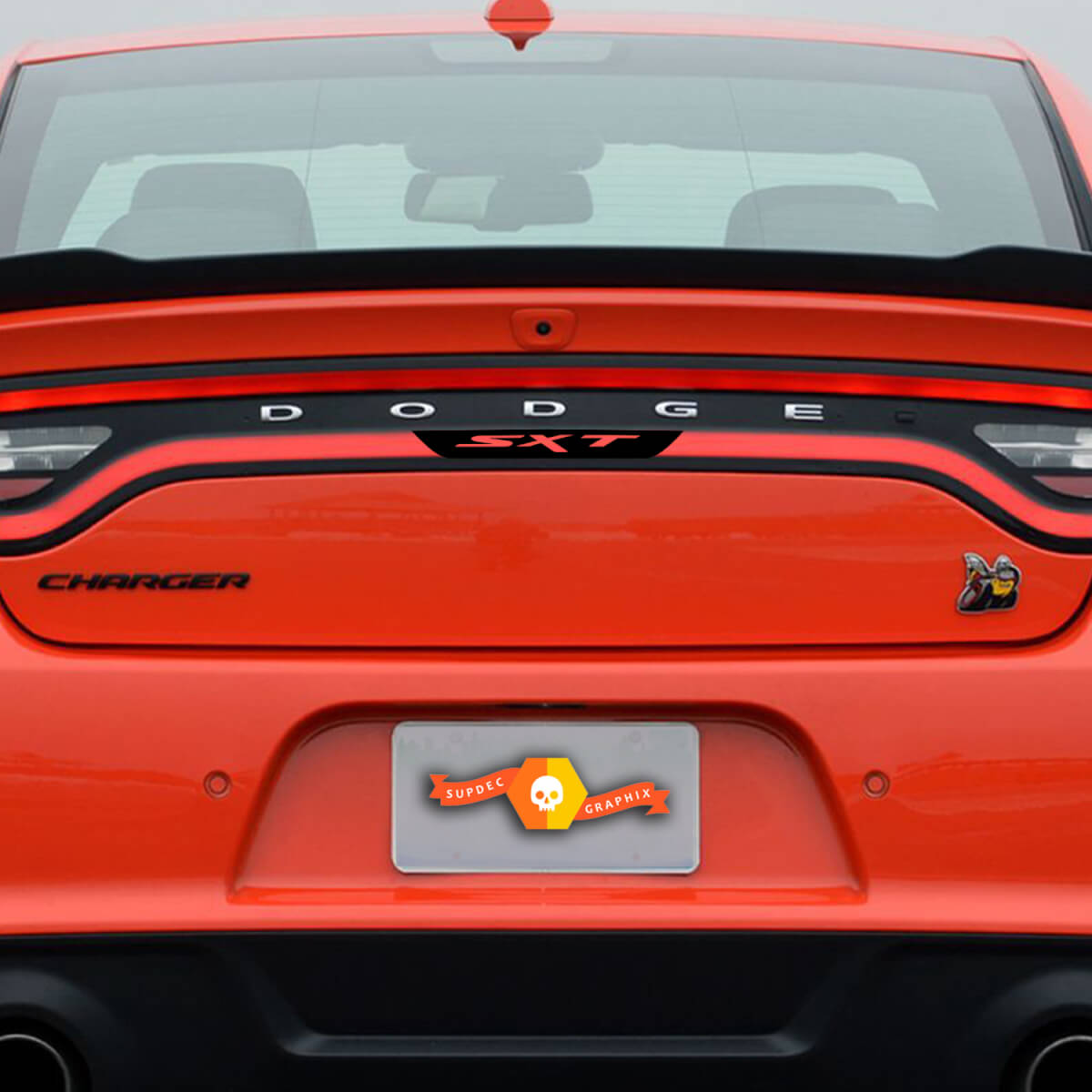 SXT rear stop light vinyl decal sticker for Dodge Charger 2021