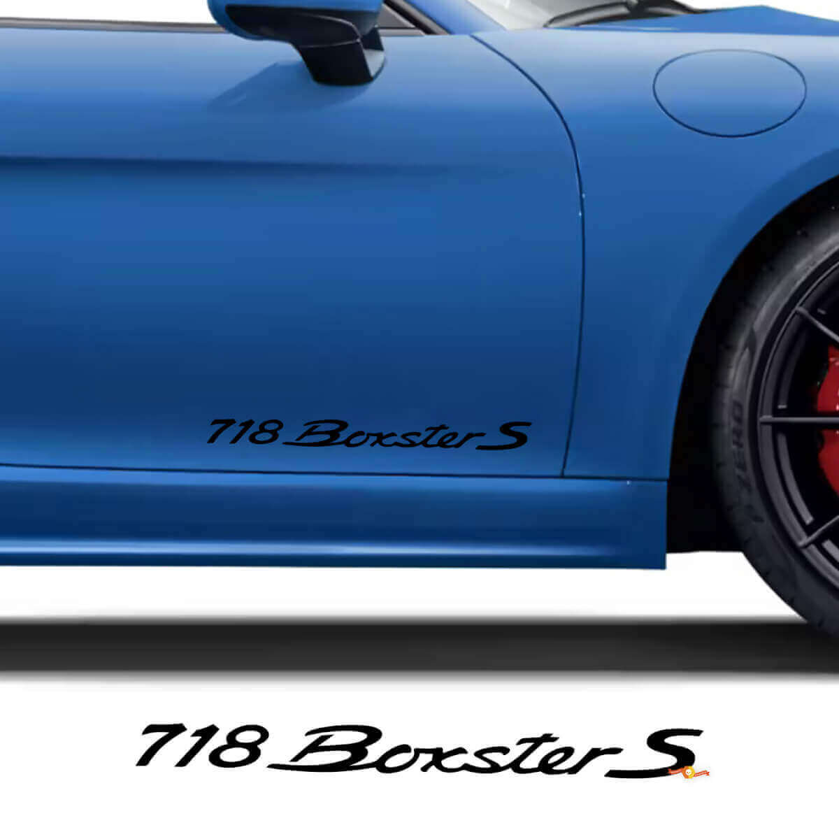 Side Doors Decal Sticker for Porsche 718 Boxster S
