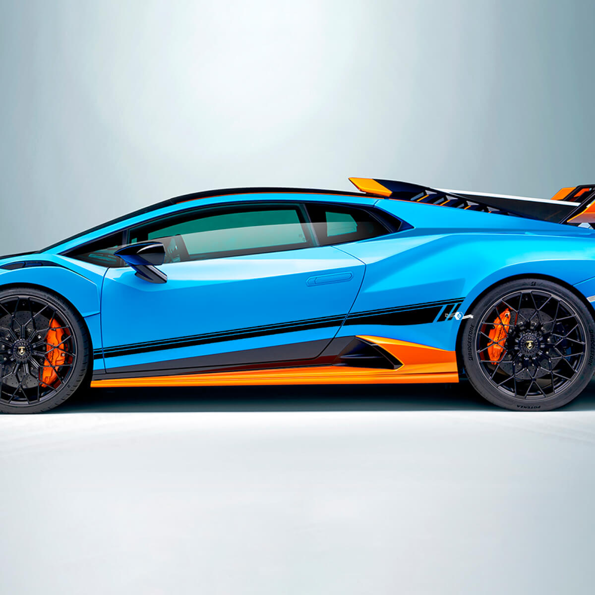 Racing Stripes Side Vinyl Decal Sticker Graphics for Lamborghini STO