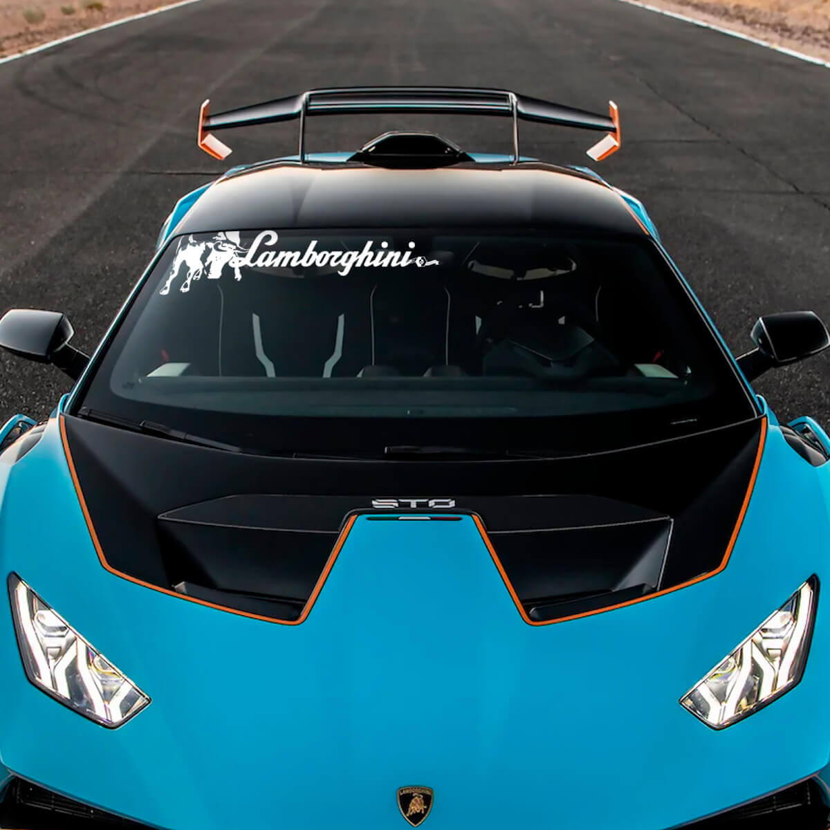 Lambo Windshield Racing Vinyl Decal Sticker Graphics for Lamborghini STO