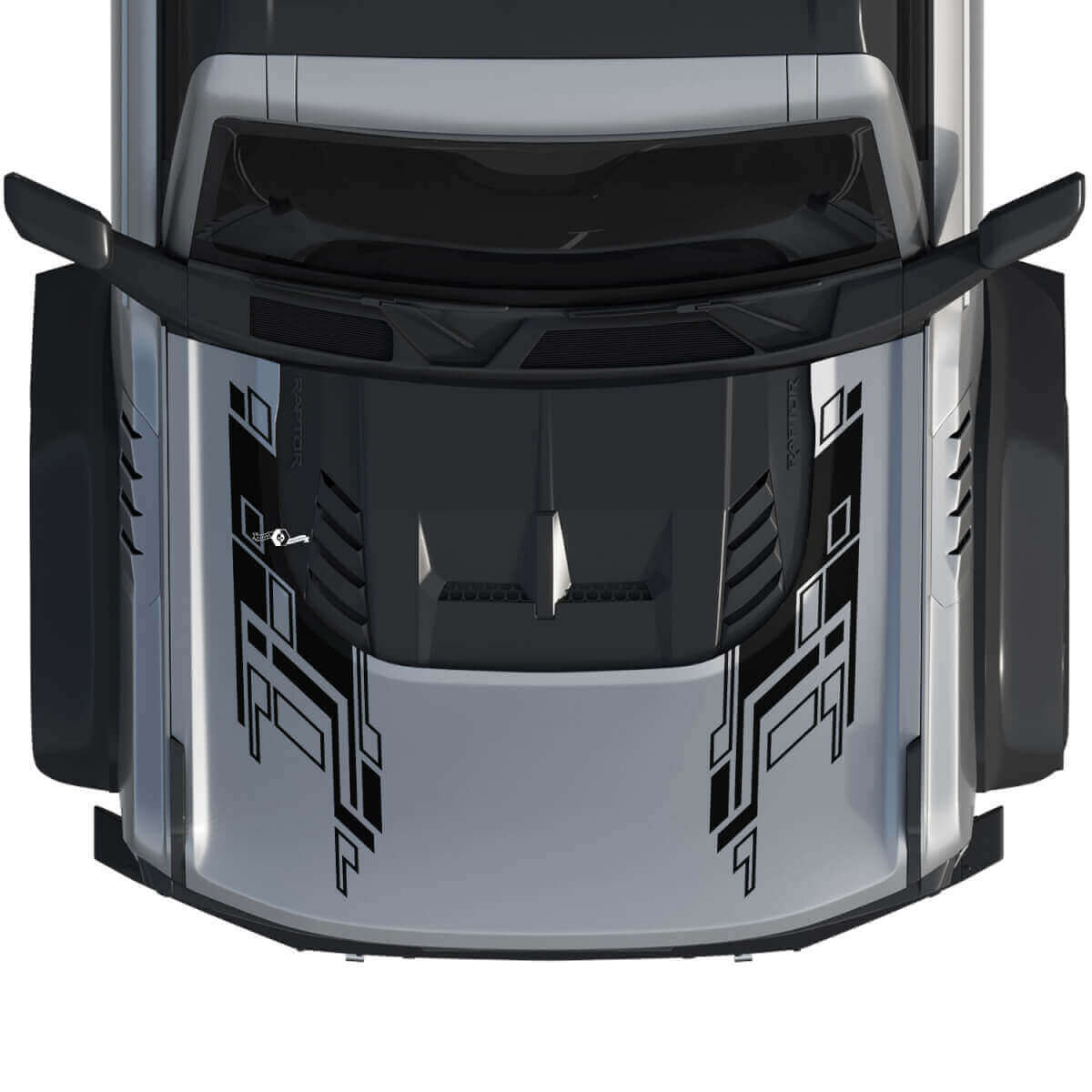 Hood Wrap Graphics Vinyl Decal Sticker for Ford Bronco Raptor