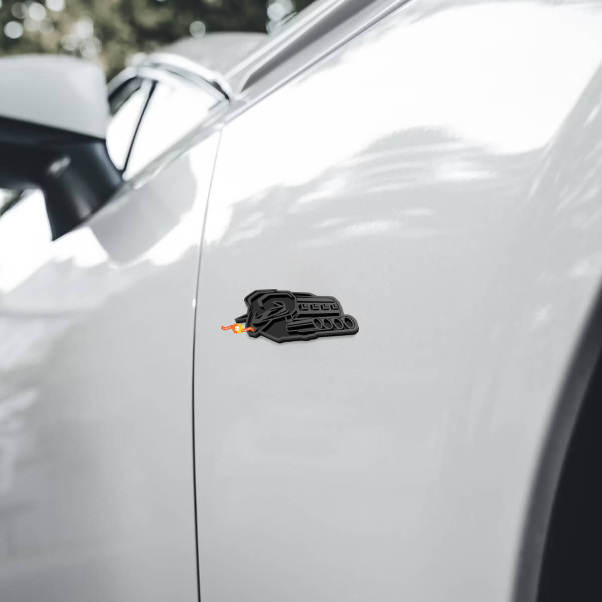 Symbol of Protest Front Fender Emblem 3D Badge for 2026 Dodge Ram 1500