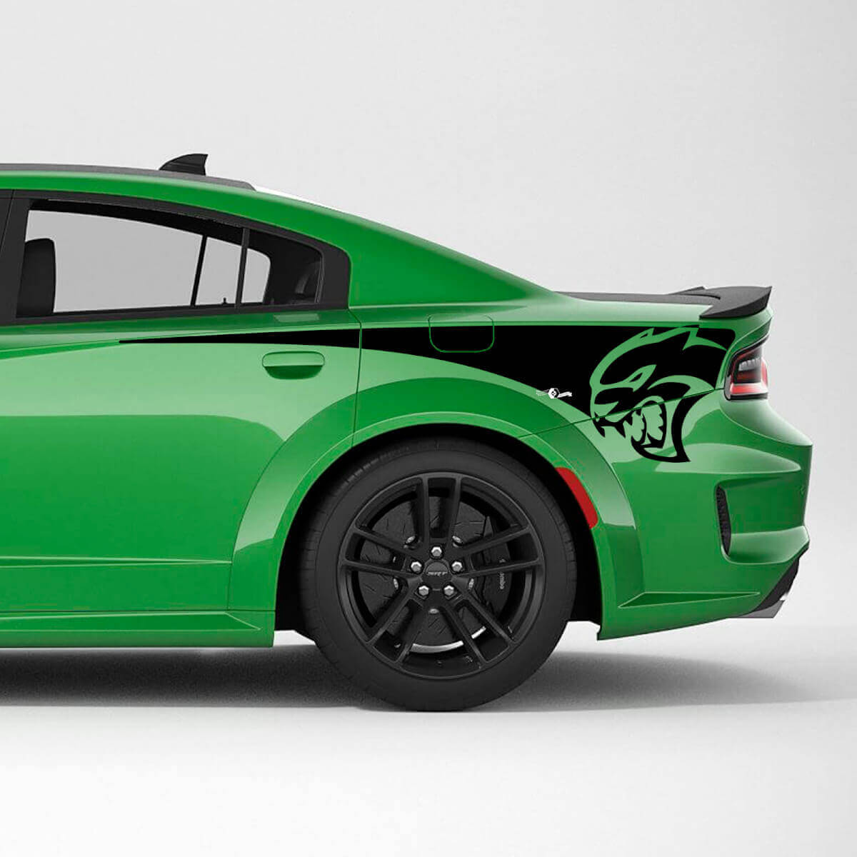 Hellcat Wildcat Rear Quarter Side Stripe Vinyl Decal Sticker for Dodge Charger