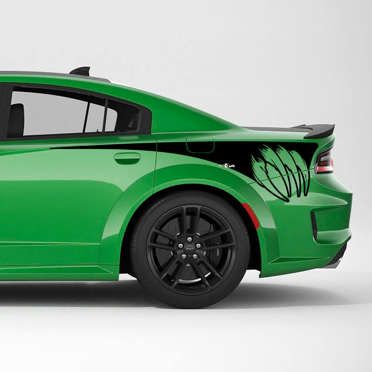 Scratch claws Rear Quarter Side Stripe Vinyl Decal Sticker for Dodge Charger