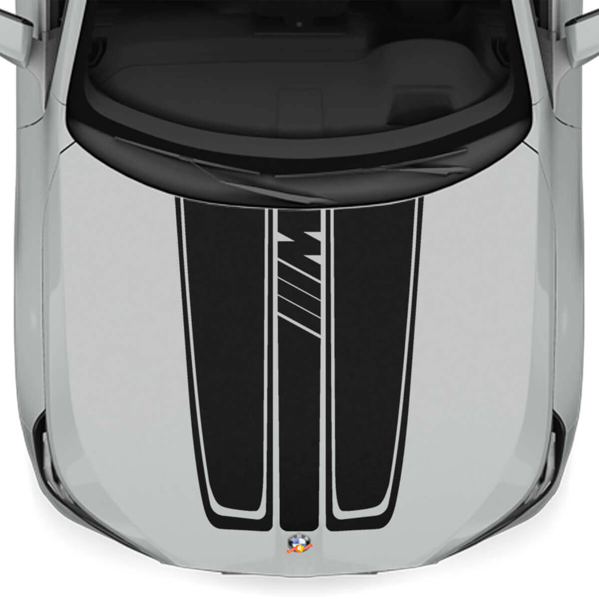 M-Style Hood Stripes Vinyl Decal Kit for BMW X3 G45