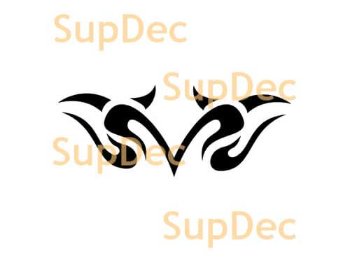 Tribal Universal hood vinyl decal sticker