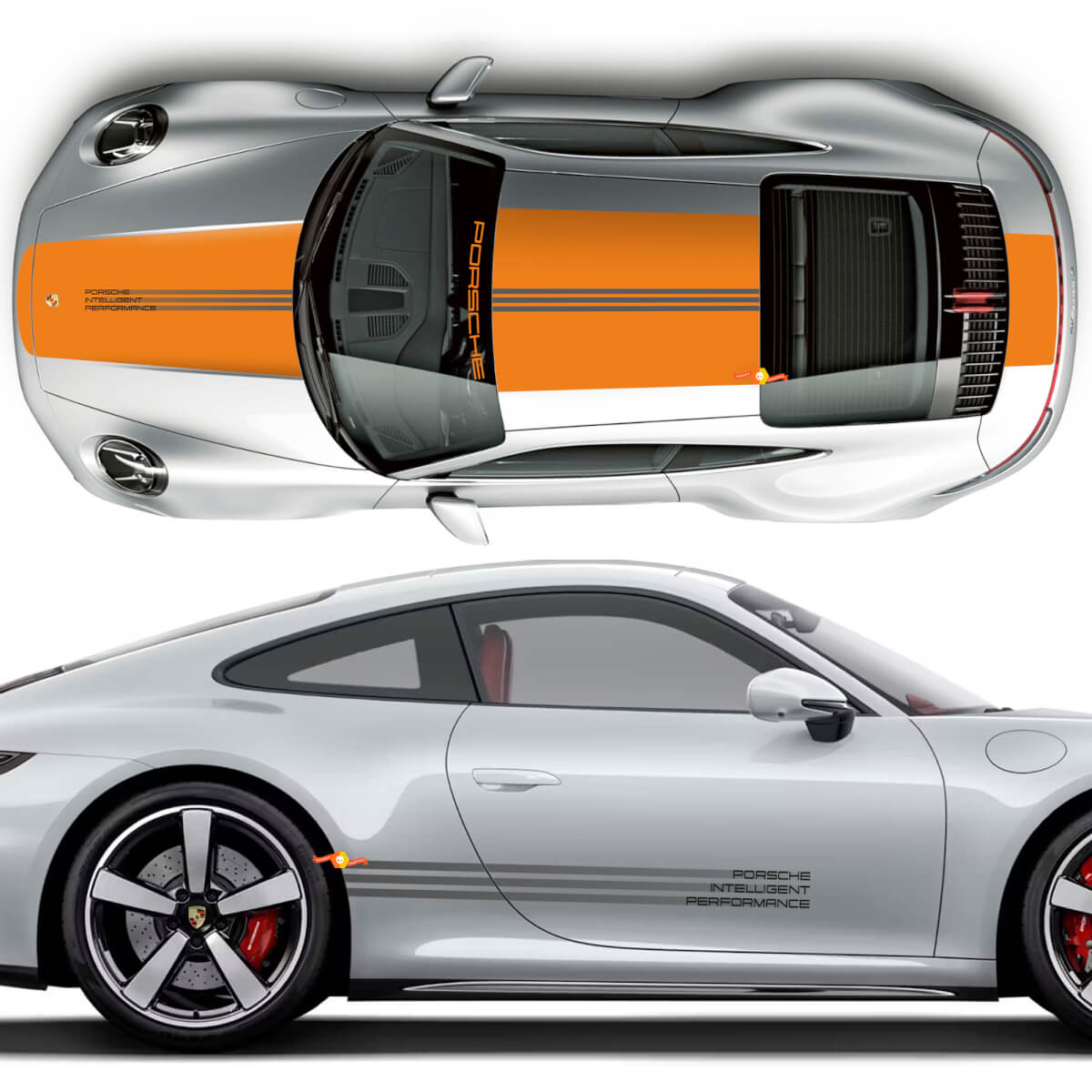 Hybrid Performance Vinyl Decal Kit for Porsche 911 Carrera