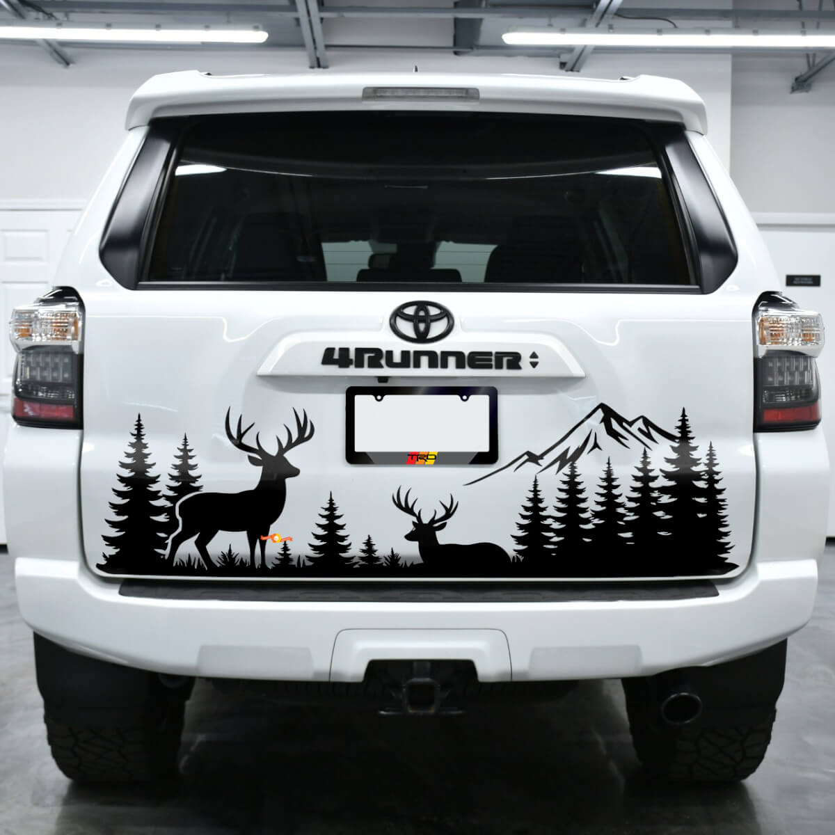 Rear Mountains Forest Deer Vinyl Decals Stickers for Toyota 4Runner