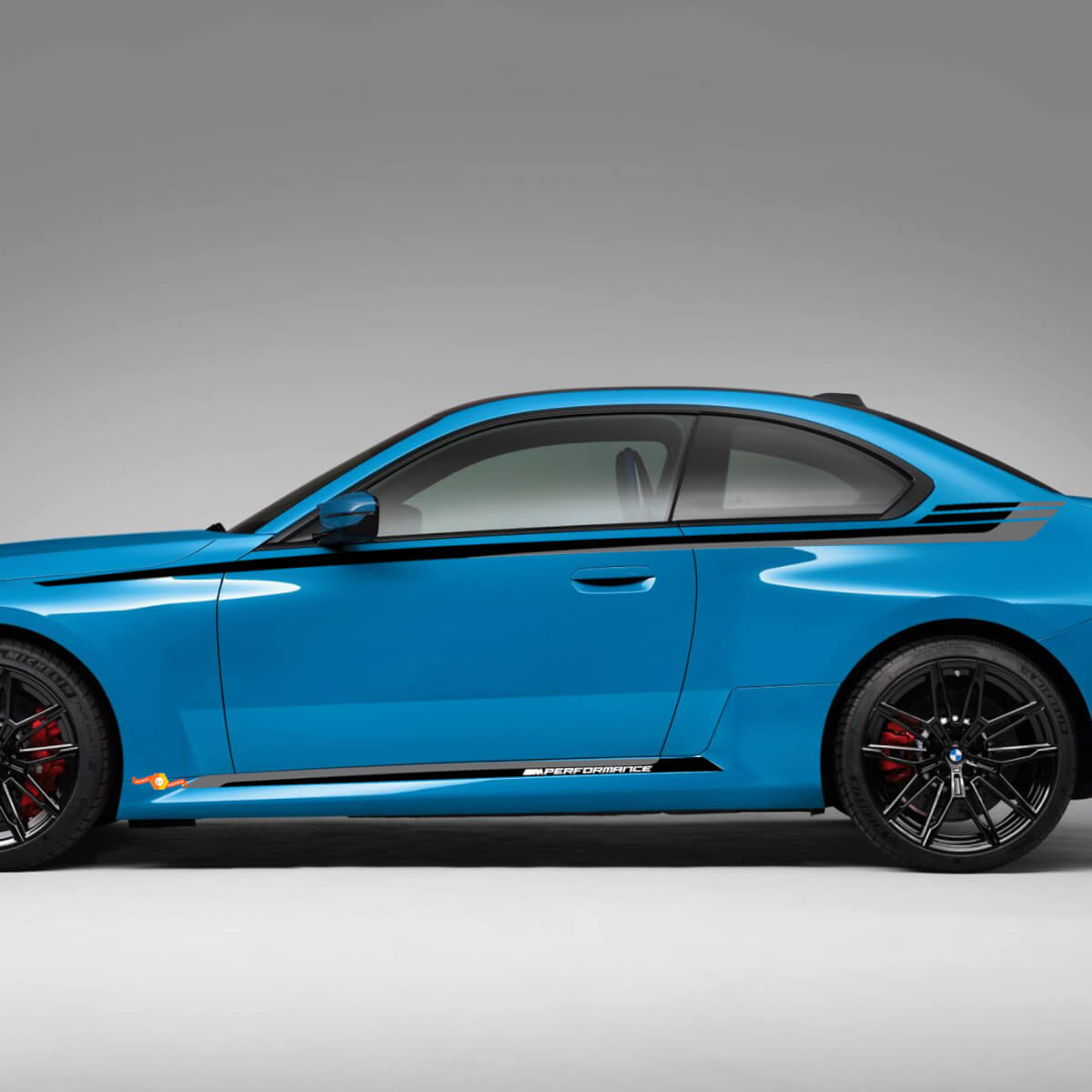 Side Two colors M Performance Decals vinyl sticker for BMW M2 G87