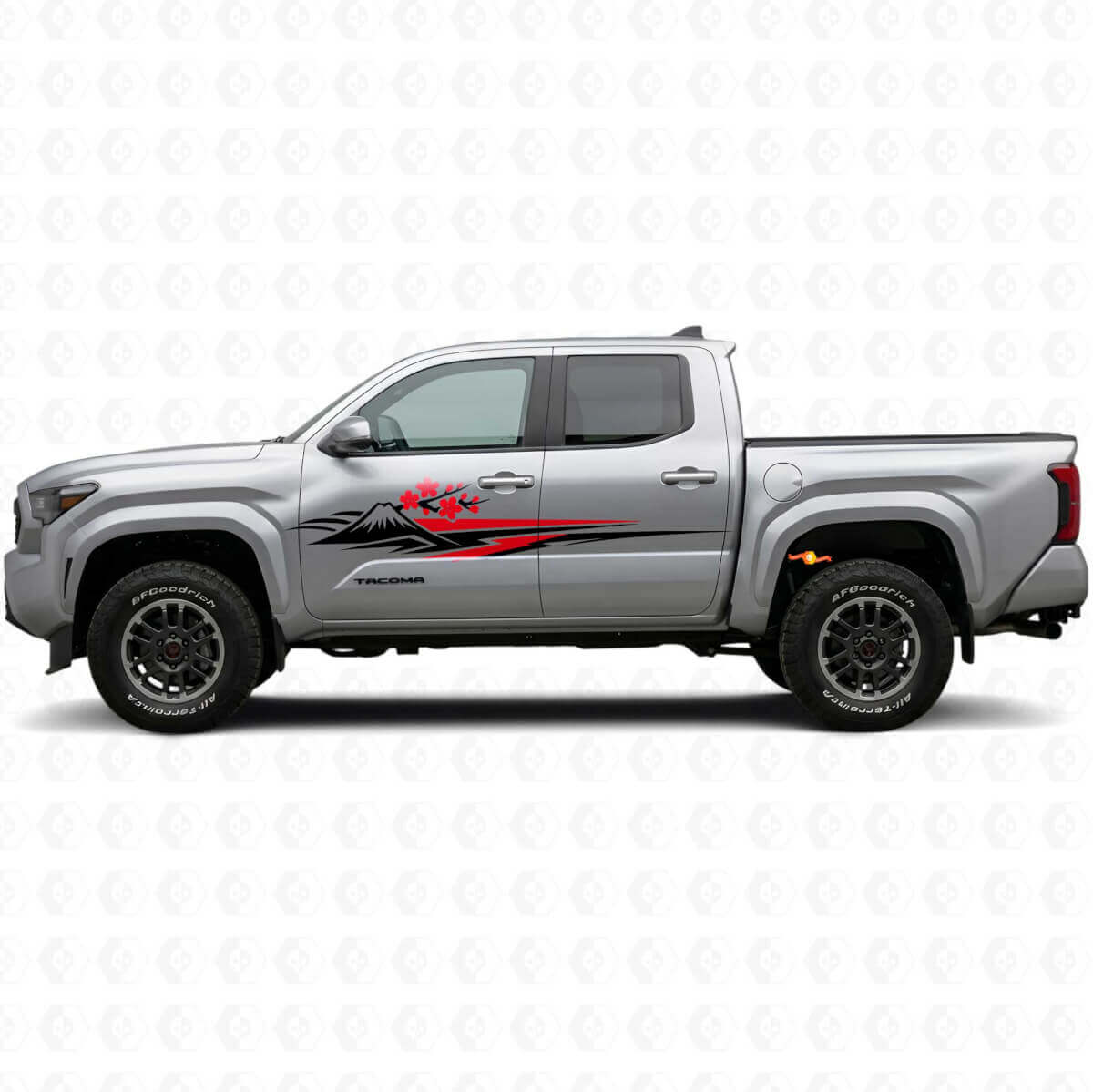 Japanese Sakura Graphic Side Vinyl Decal Kit for Toyota Tacoma 2023+