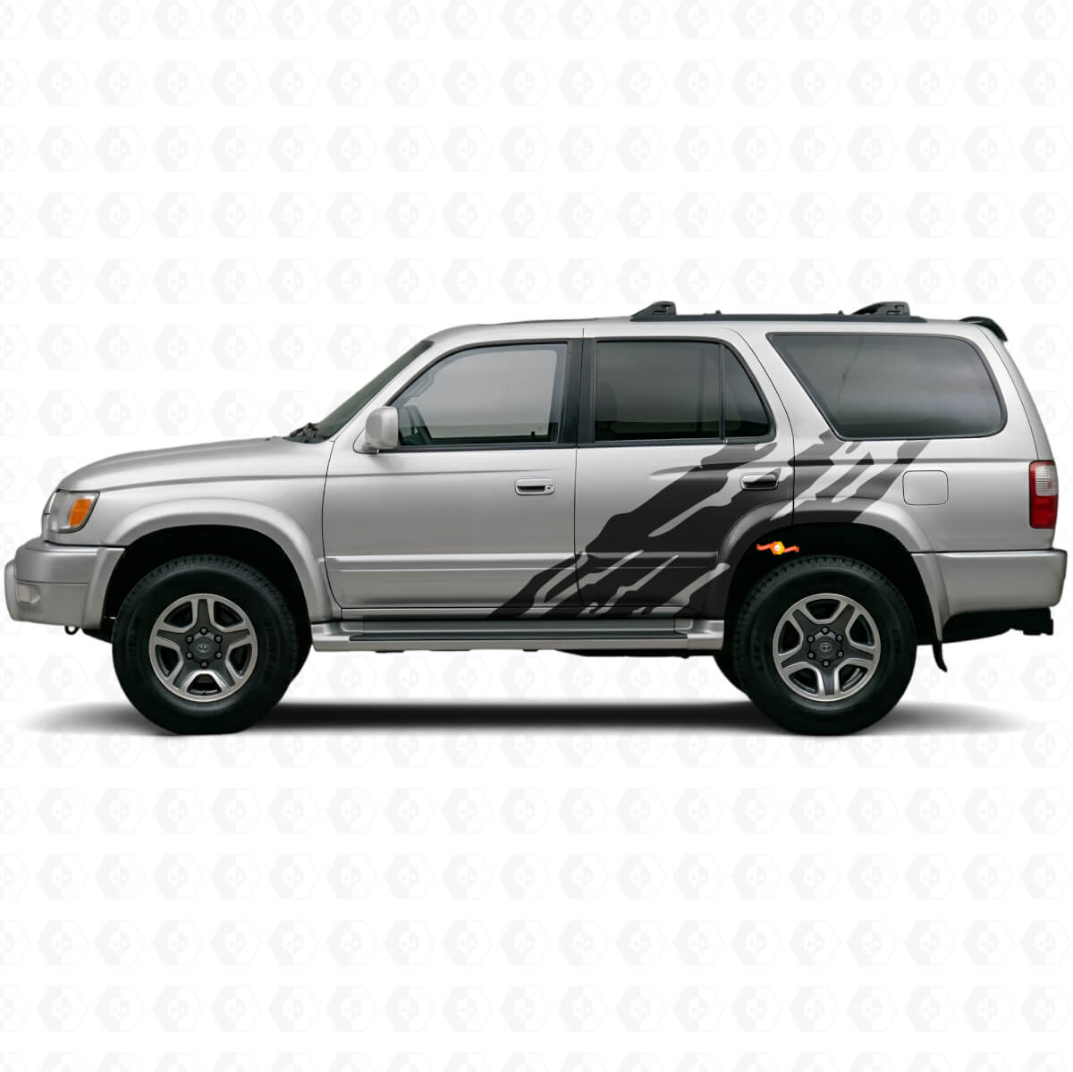 Mud Splash Graphic Side Vinyl Decal for Toyota 4Runner 1995-2002