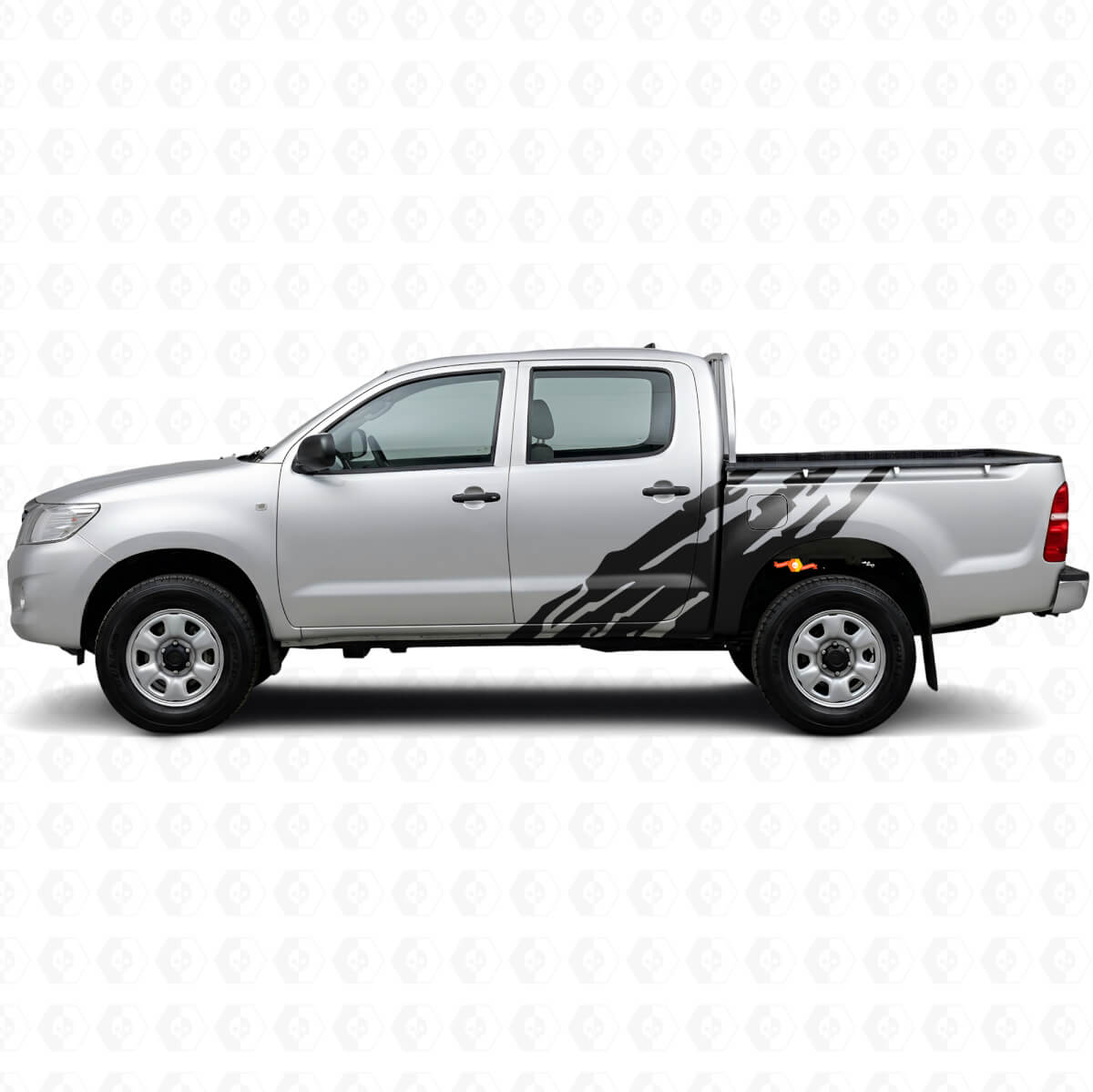 Mud Splash Graphic Side Vinyl Decal for Toyota Hilux 2004-2015 
