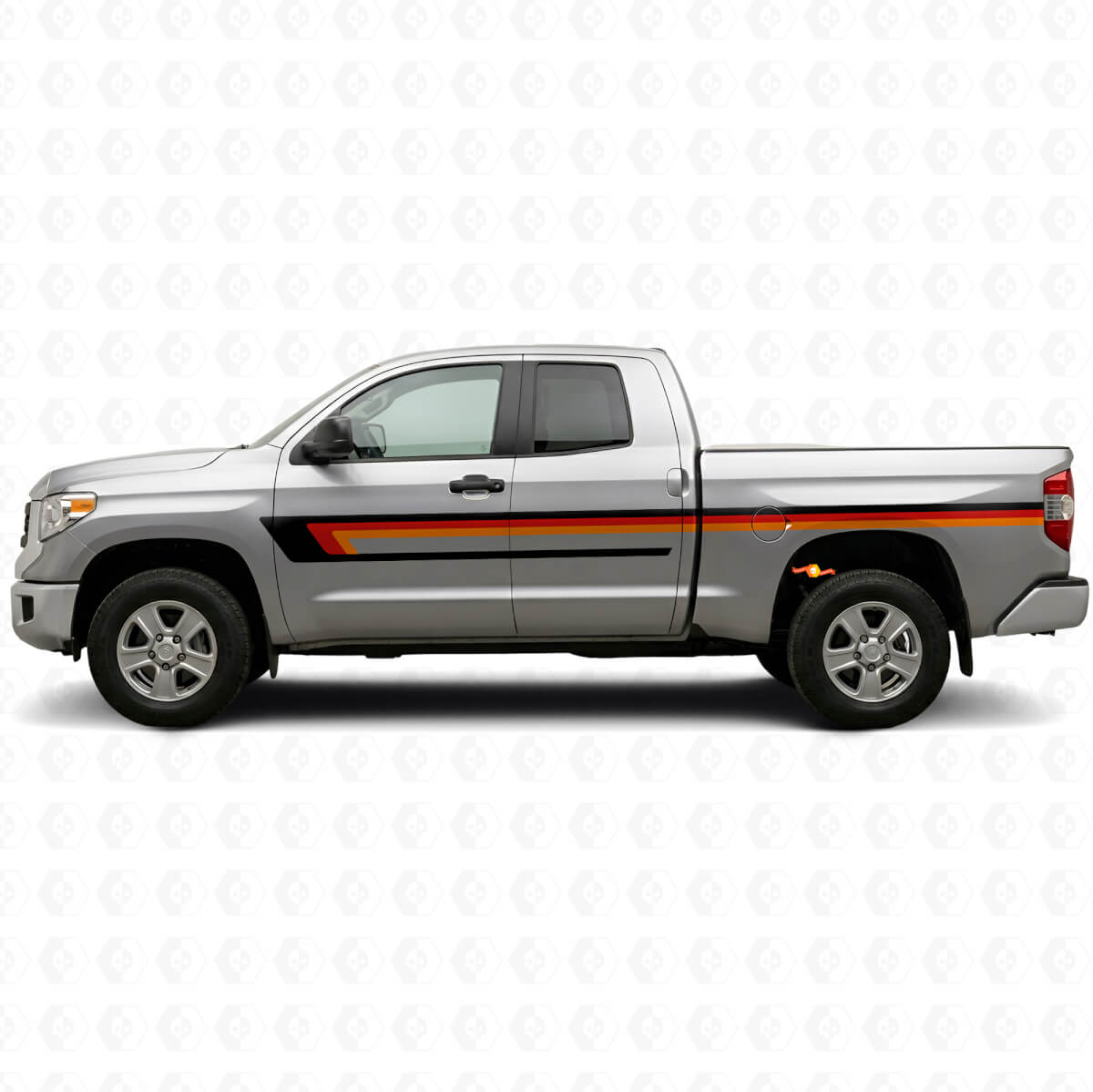 Triple Stripes Door Side Vinyl Decal for Toyota Tundra 2007-2021