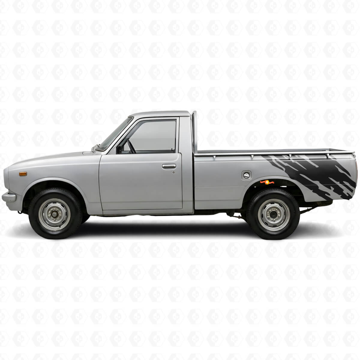 Mud Splash Graphic Rear Side Vinyl Decal for Toyota Hilux 1968-1972