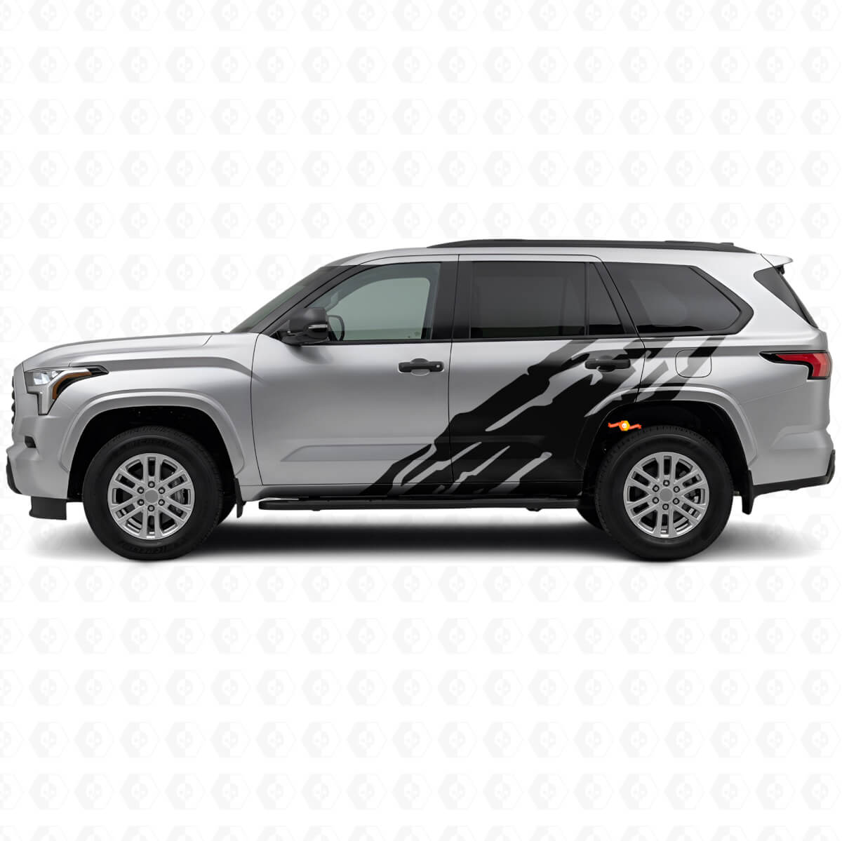 Mud Splash Graphic Side Vinyl Decal for Toyota Sequoia 2022+