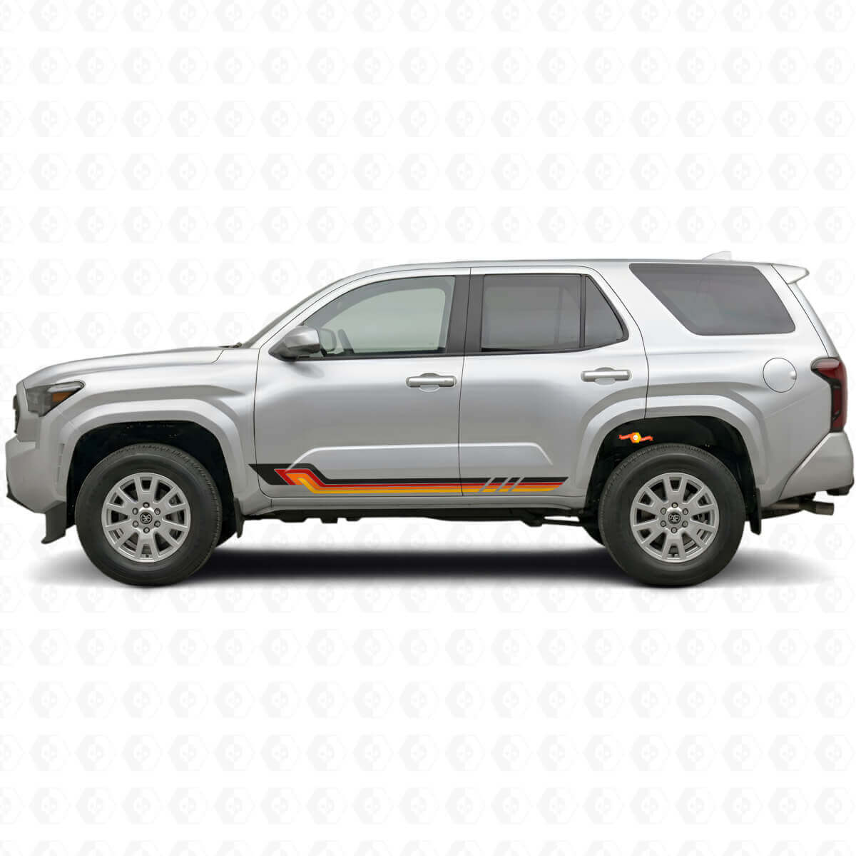 Vintage Style Side Stripes Vinyl Decal for Toyota 4Runner 2024+