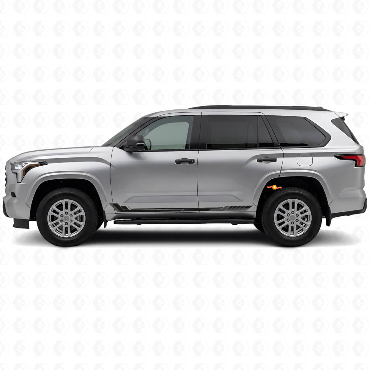 Racing Style Side Stripes Vinyl Decal for Toyota Sequoia 2022+