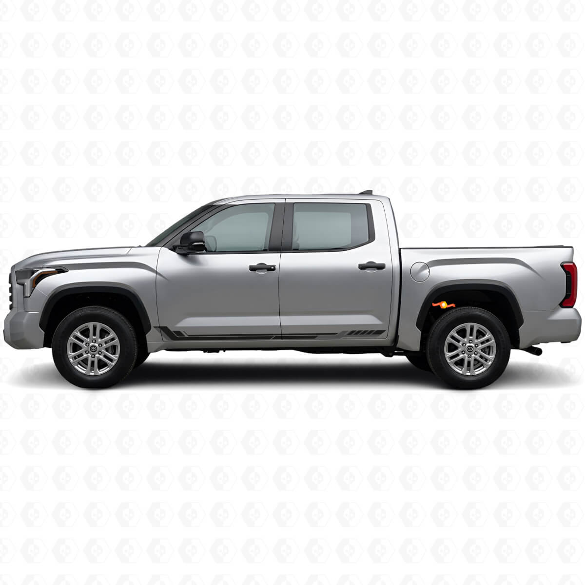 Racing Style Side Stripes Vinyl Decal for Toyota Tundra 2022+