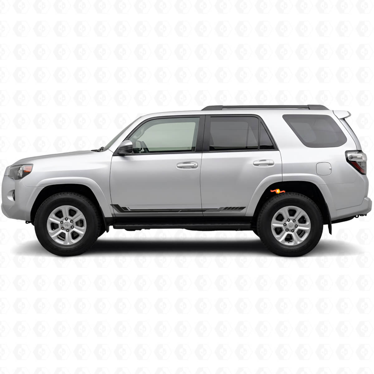 Racing Style Side Stripes Vinyl Decal for Toyota 4Runner 2009-2024