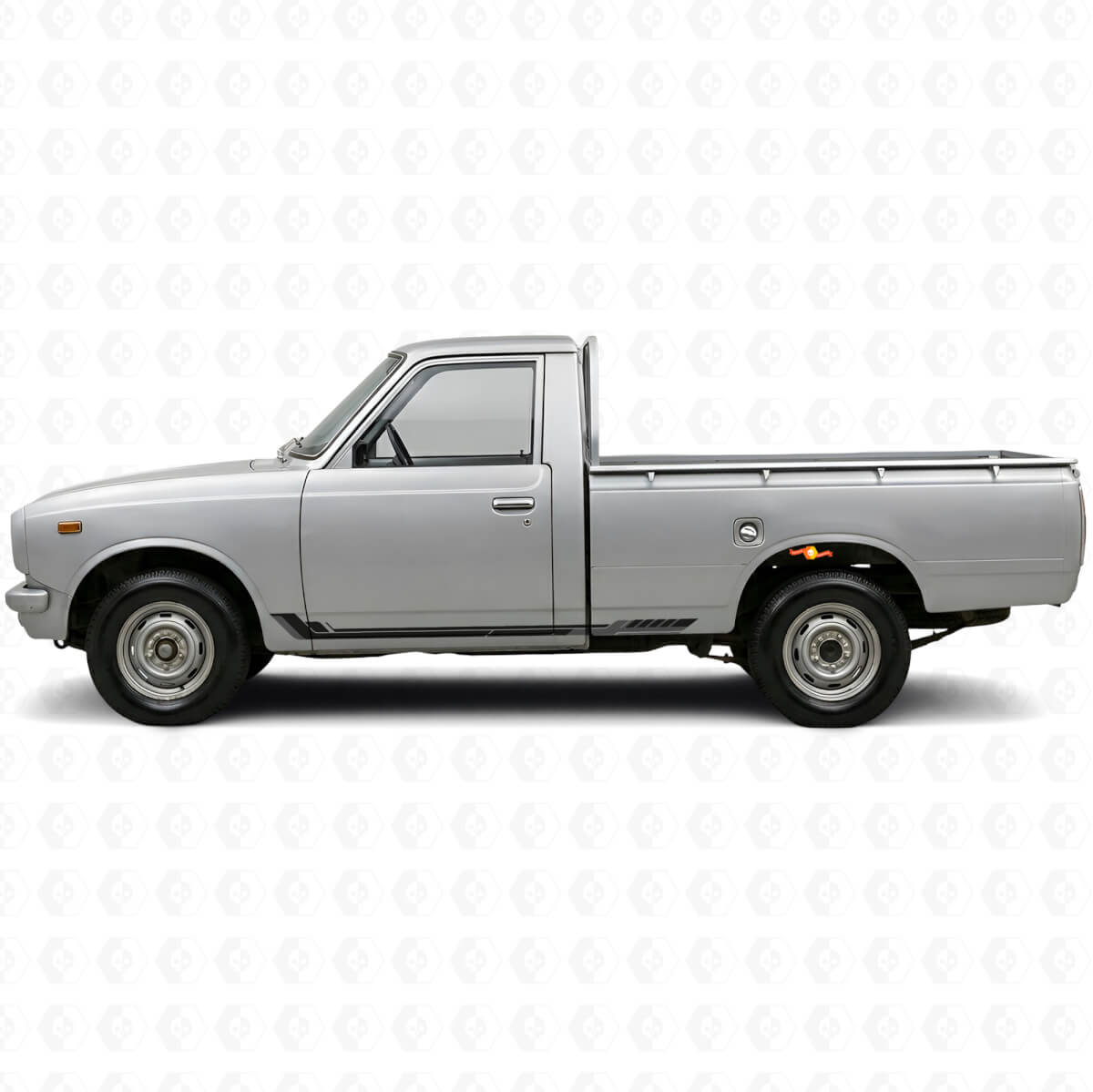 Racing Style Side Stripes Vinyl Decal for Toyota Hilux 1968-1972